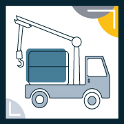 Baustoff LKW