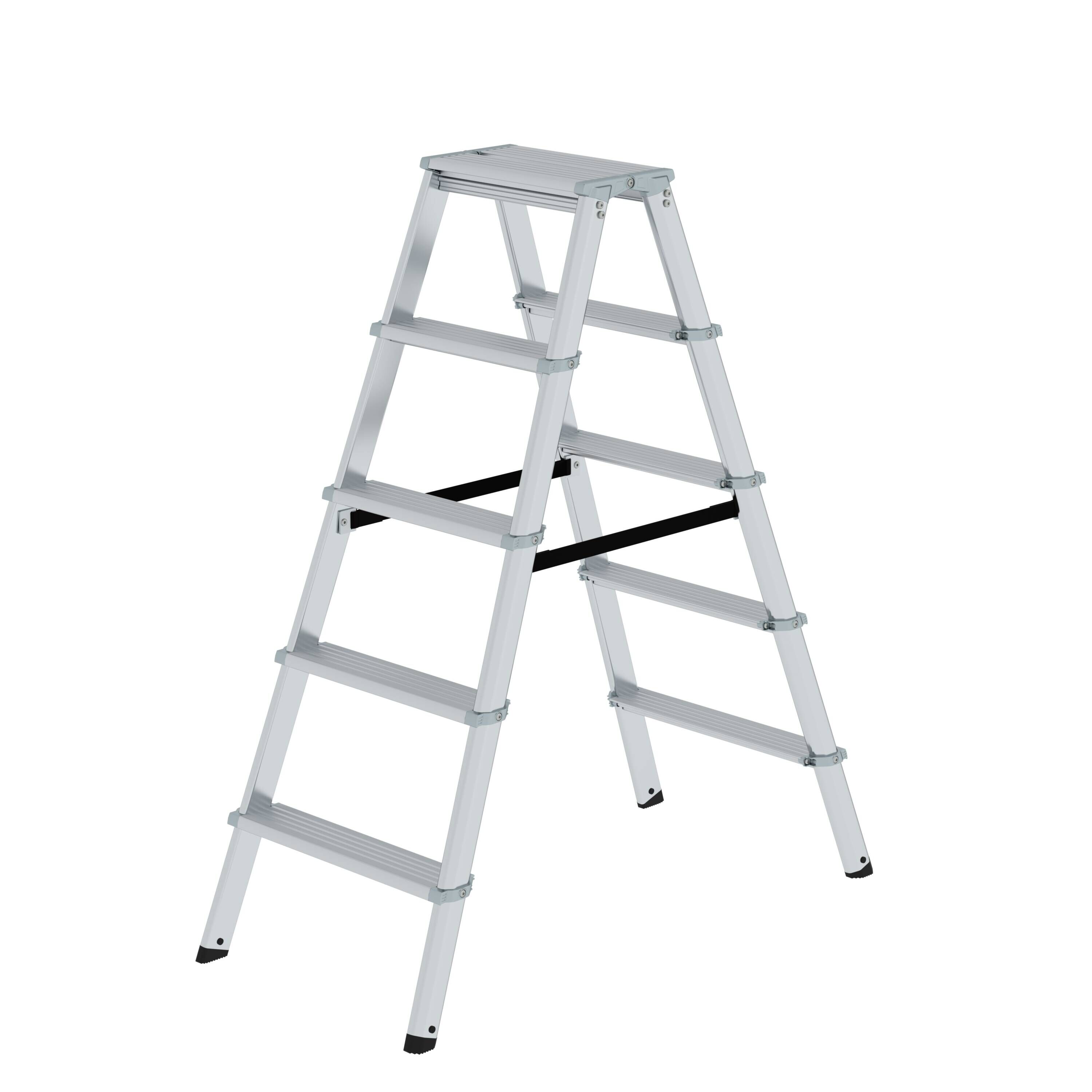 ML Stufen-Stehleiter beidseitig begehbar 2x5 Stufen