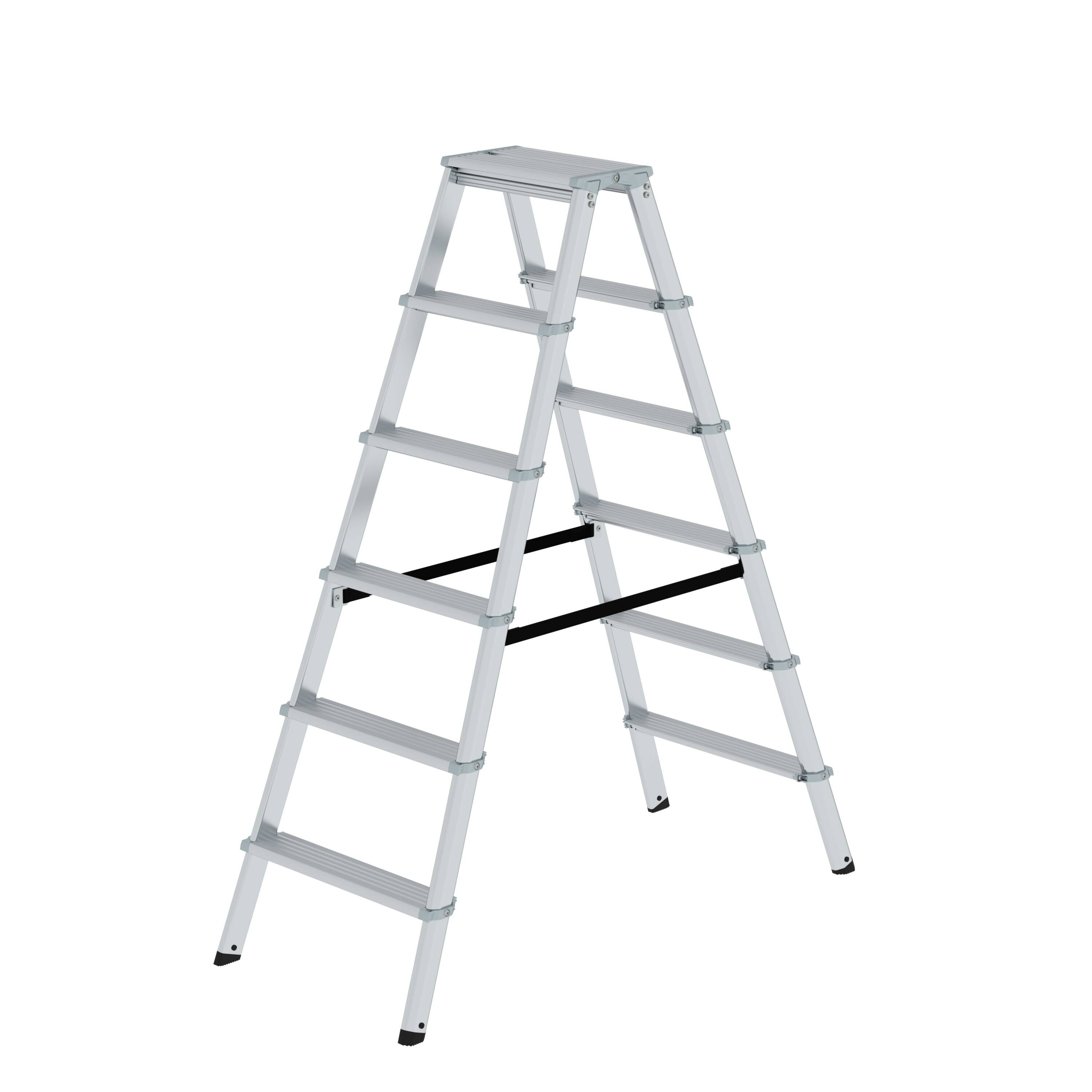 ML Stufen-Stehleiter beidseitig begehbar 2x6 Stufen