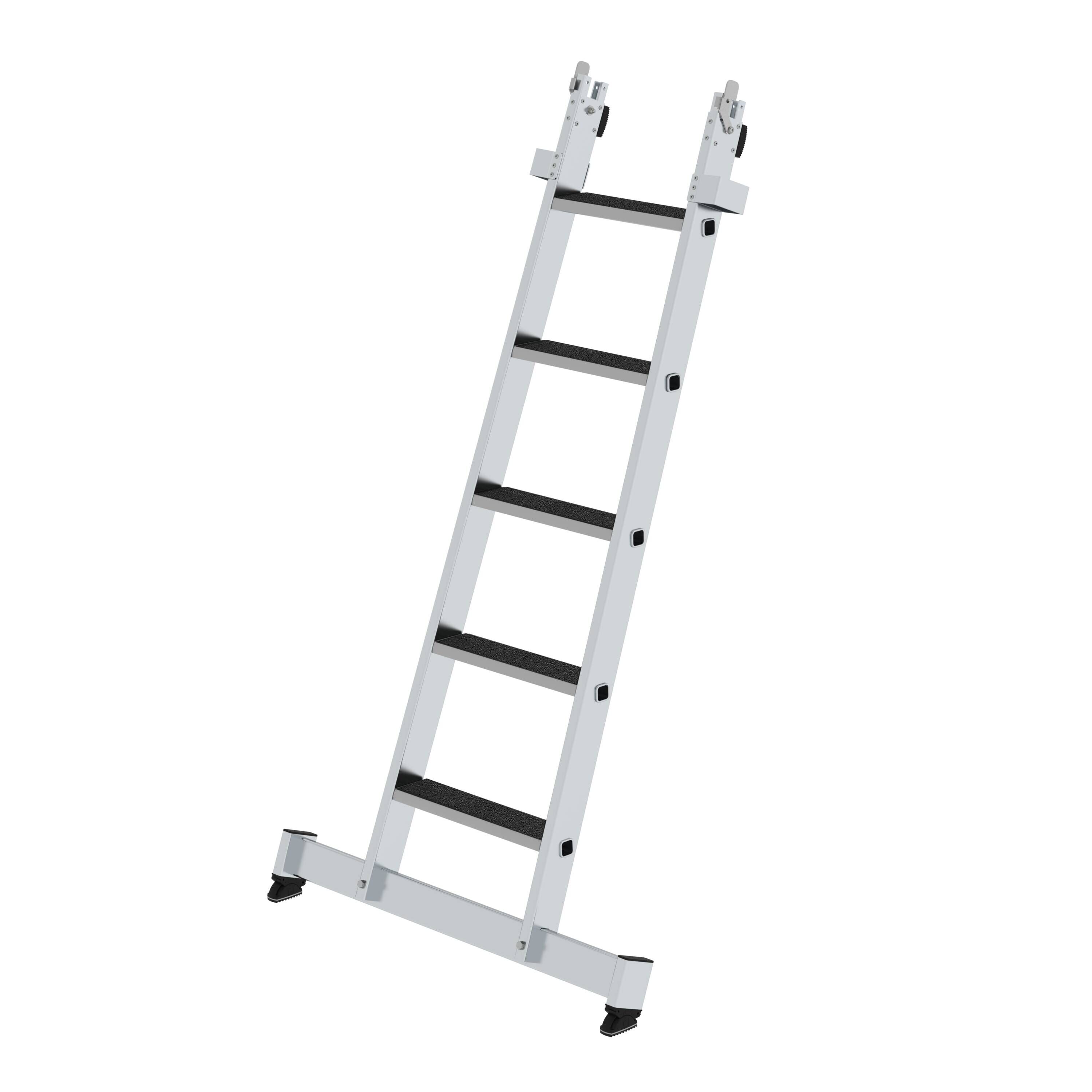 Stufen-Glasreinigerleiter Unterteil nivello-Traverse & clip-step R13 5 Stufen