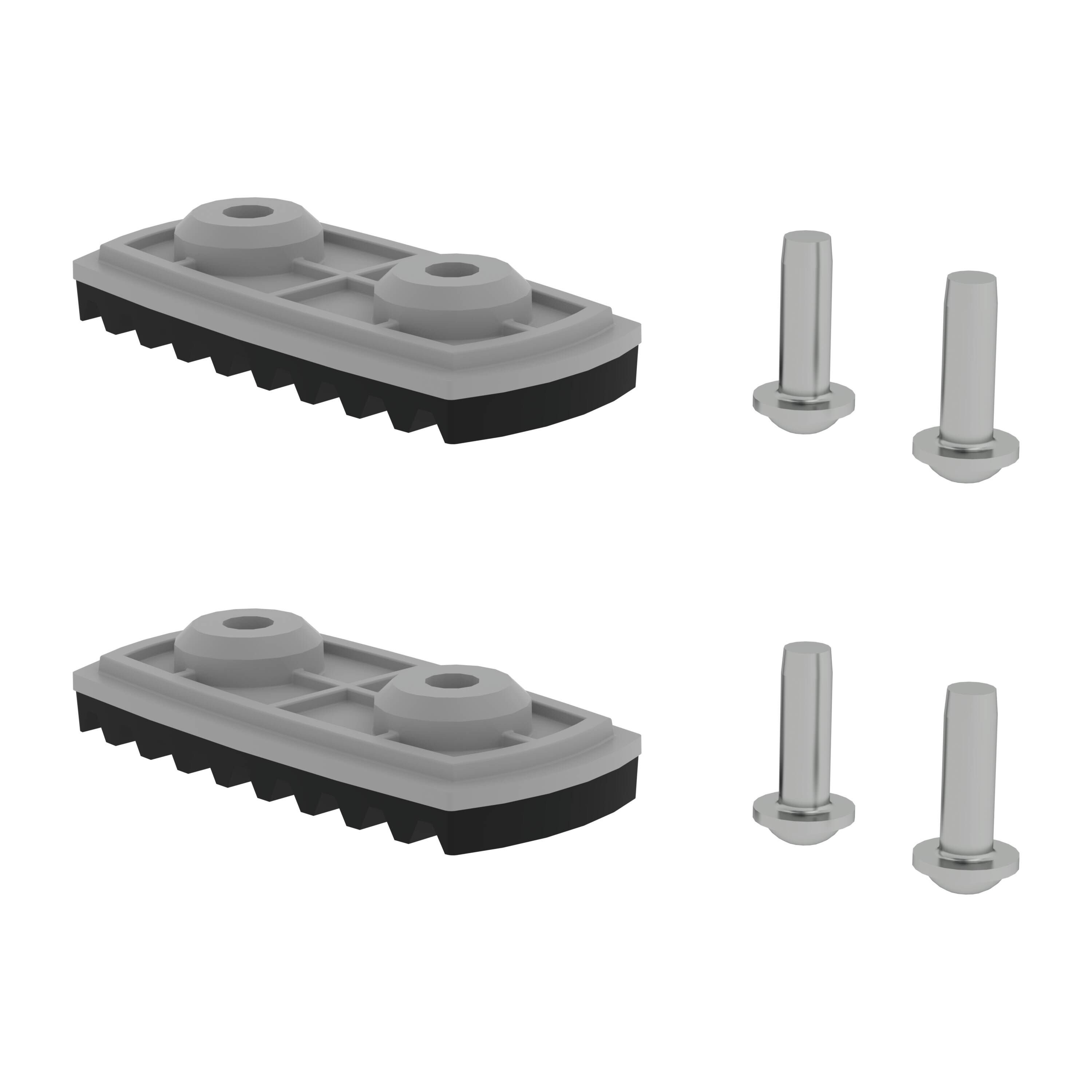 nivello®-Fußplatte Standard für Holmhöhe 58/73 mm