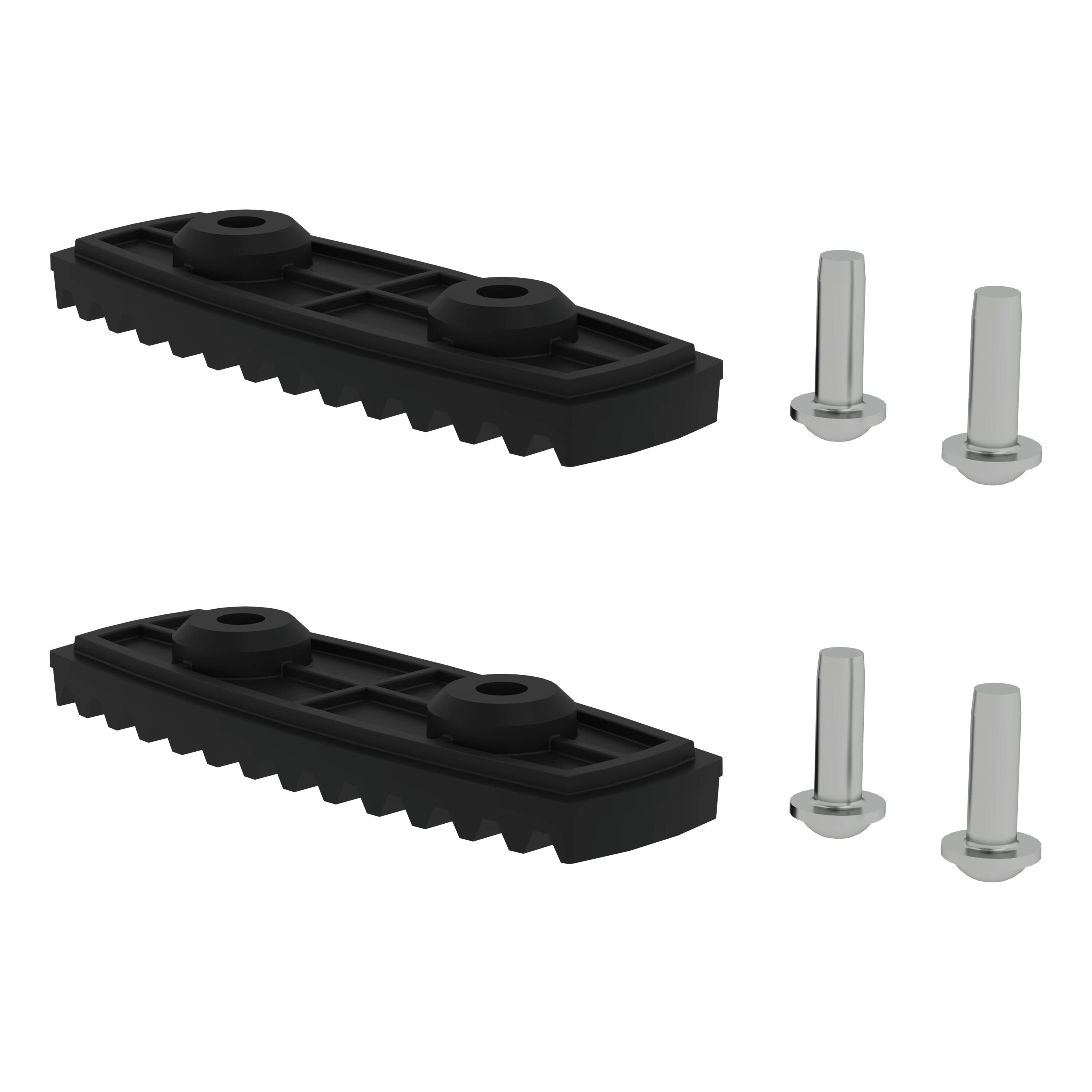nivello®-Fußplatte elektrisch ableitfähig für Holmhöhe 85/98 mm
