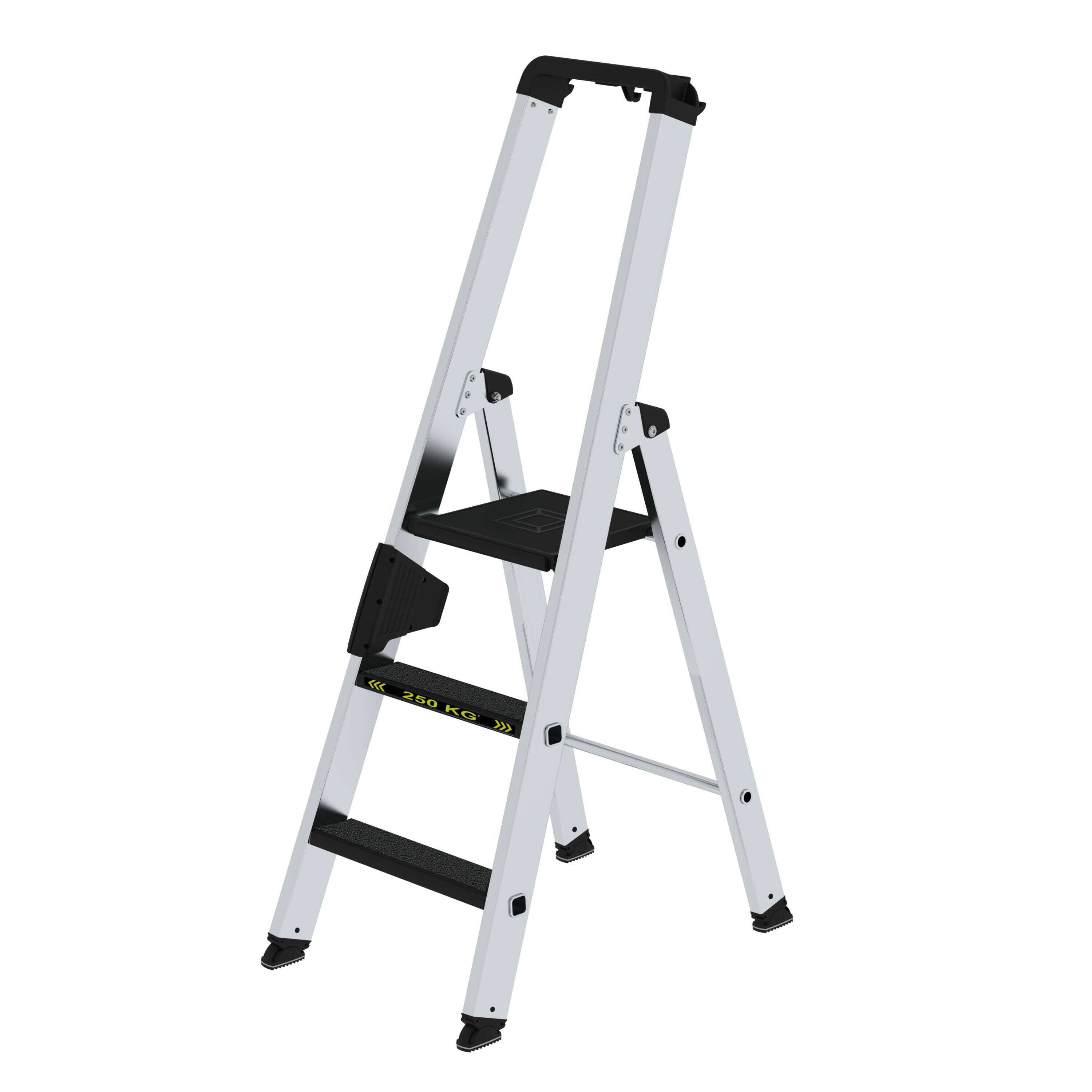 Stufen-Stehleiter 250 kg einseitig begehbar mit clip-step R13