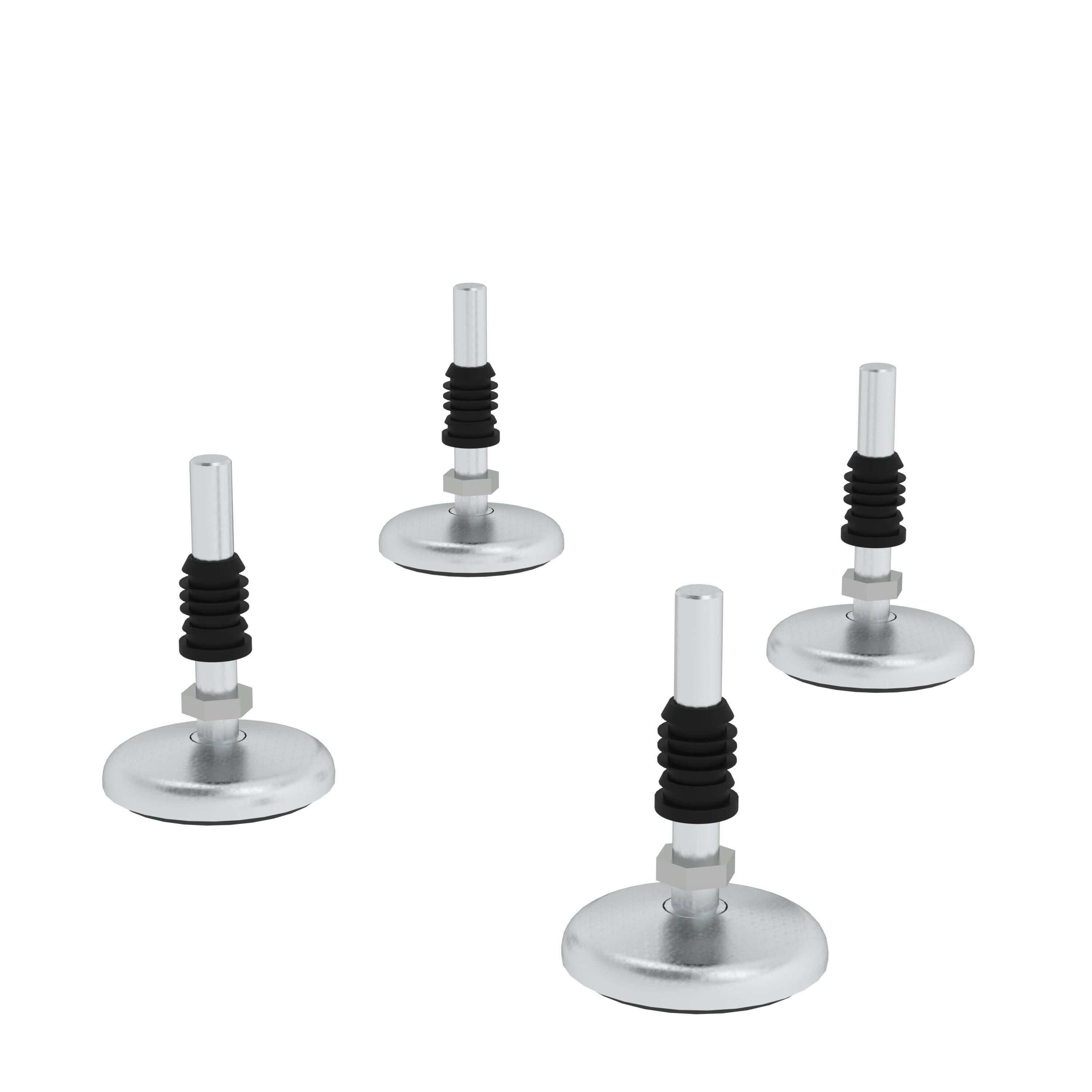 Fußplatten stahl verzinkt