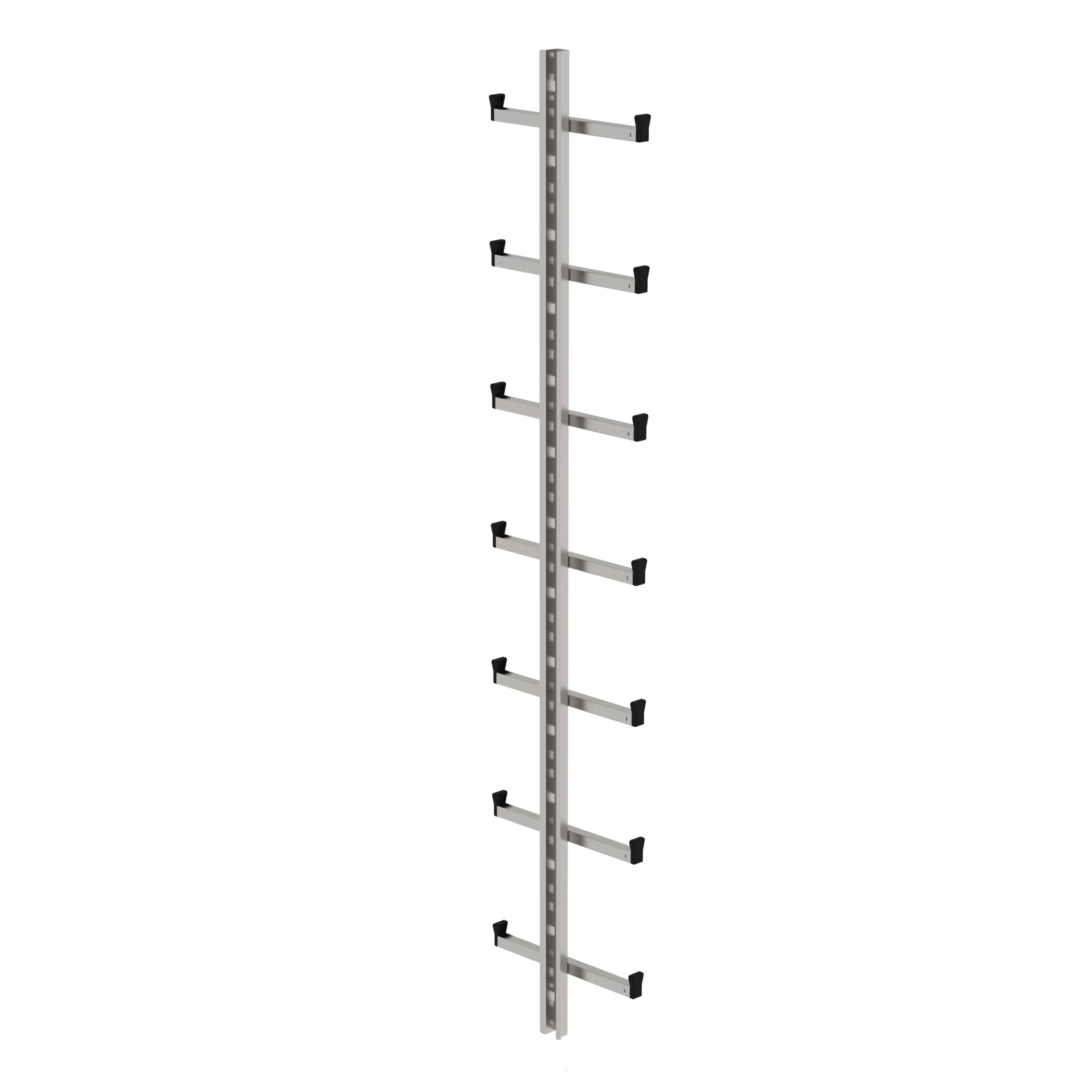 Einholmleiter Edelstahl V4A (1.4571) 1,96m