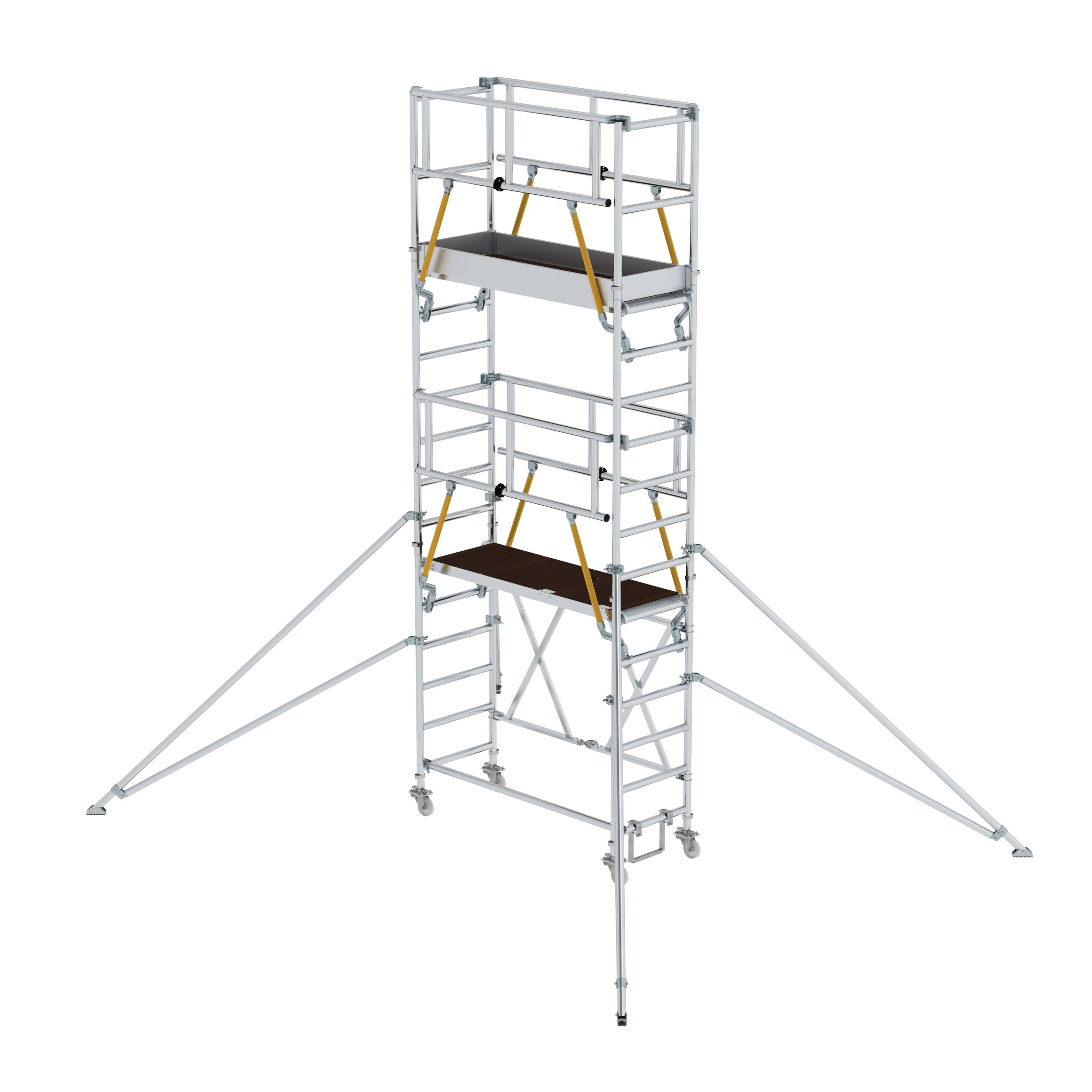 Klappgerüst SG 0,75 x 1,80 m mit Ausleger Plattformhöhe 4,04 m