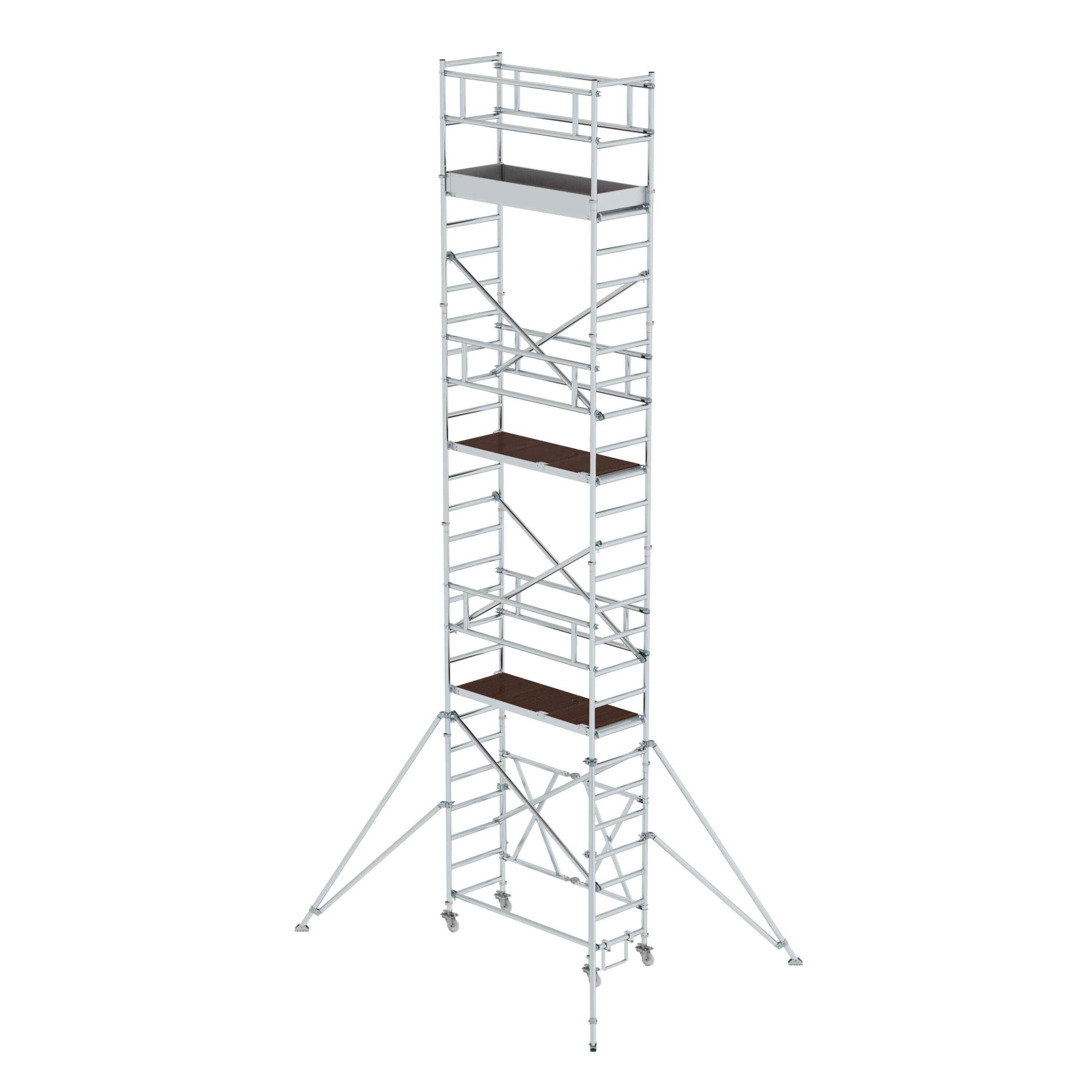 Klappgerüst 0,75 x 1,80 m mit Ausleger Plattformhöhe 6,80 m