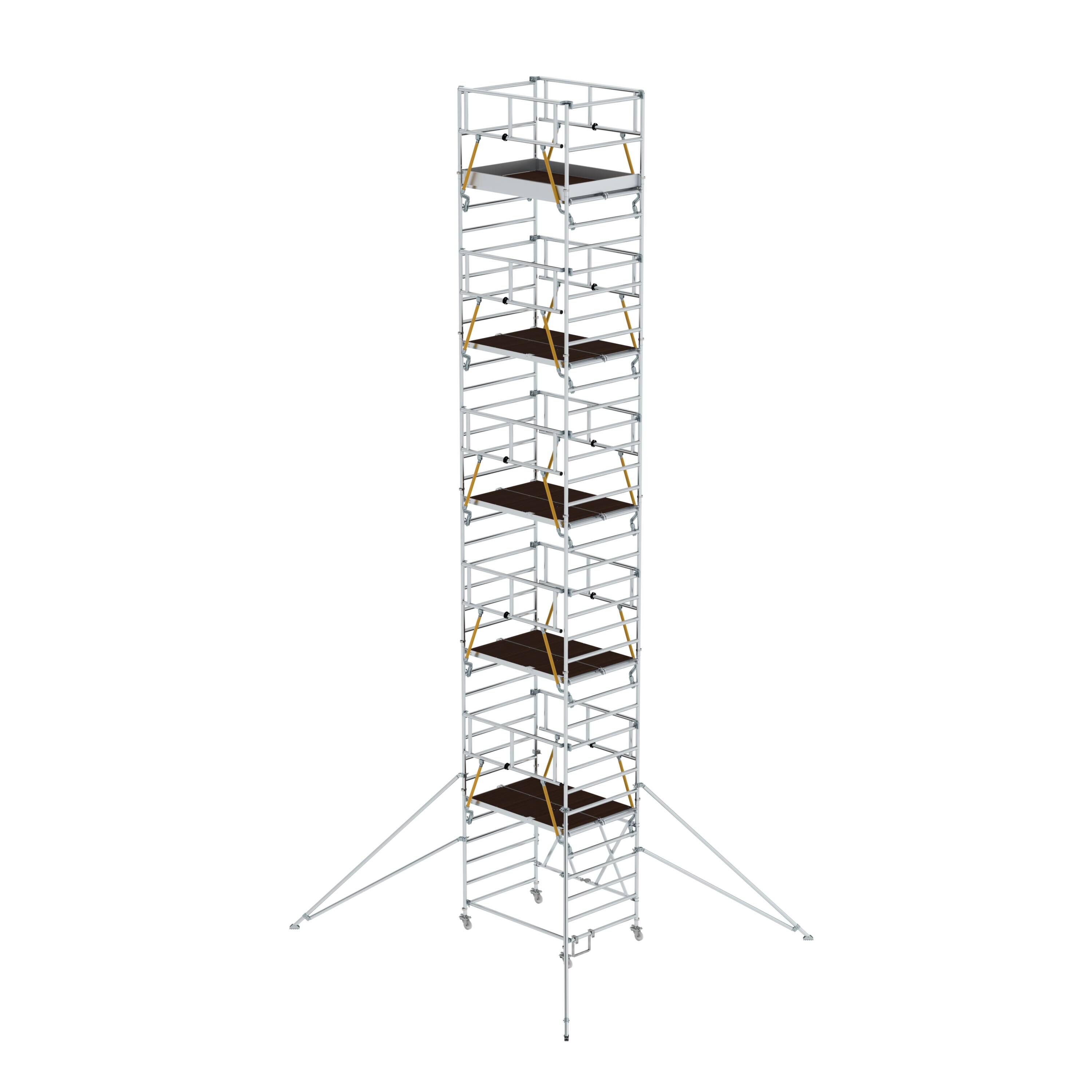 Klappgerüst SG 1,35 x 1,80 m mit Ausleger Plattformhöhe 9,89 m