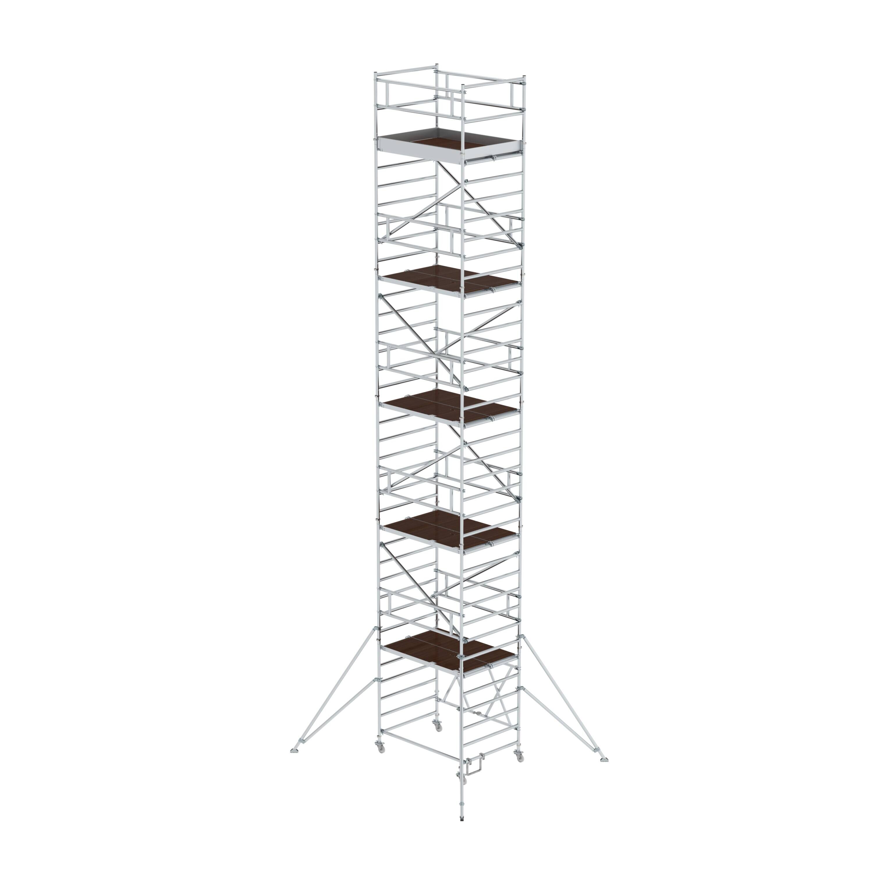 Klappgerüst 1,35 x 1,80 m mit Ausleger Plattformhöhe 9,80 m