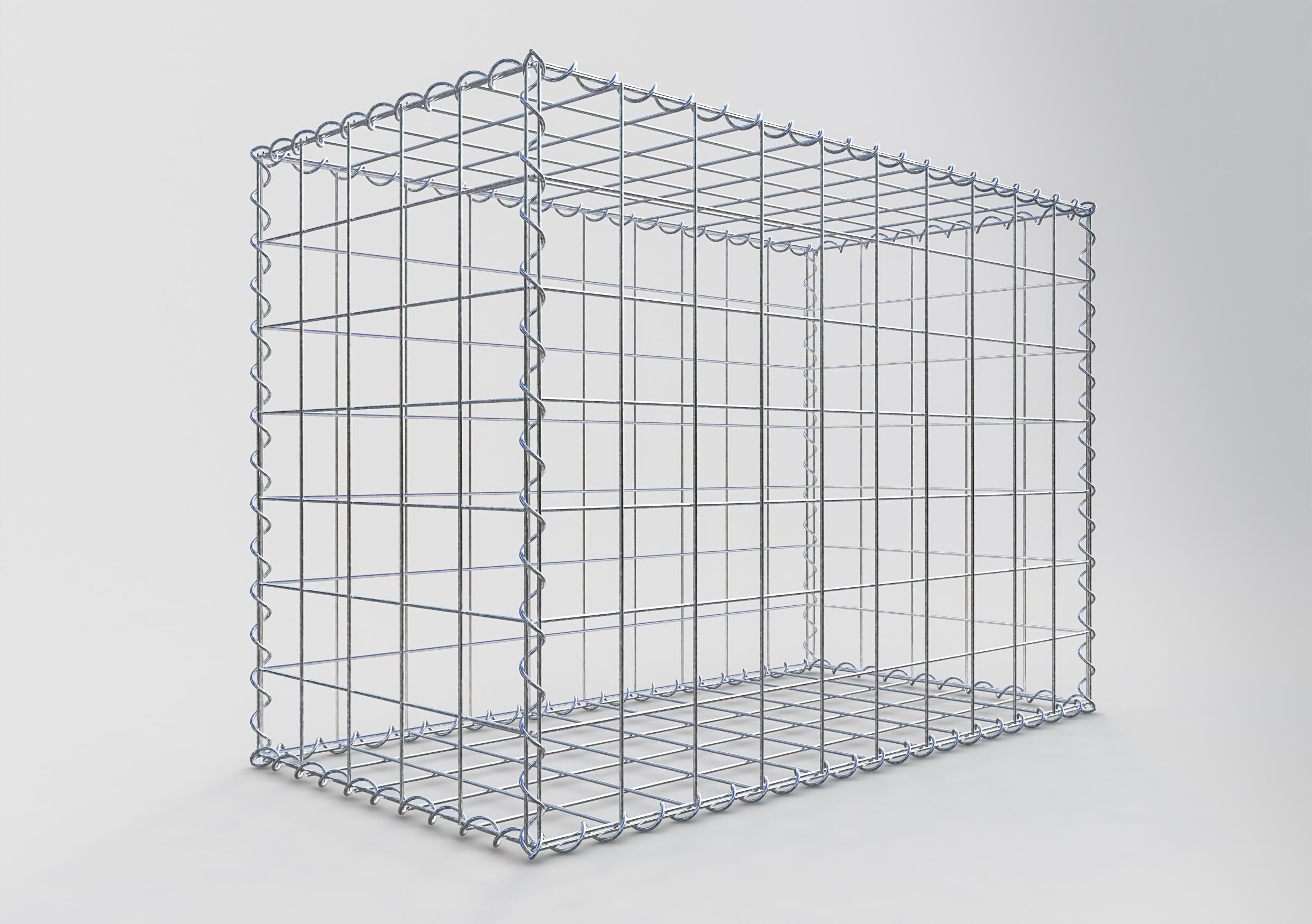 Gabione 100 cm x 60 cm x 50 cm (L x H x T), Maschenweite 5 cm x 5 cm, C-Ring main image 0