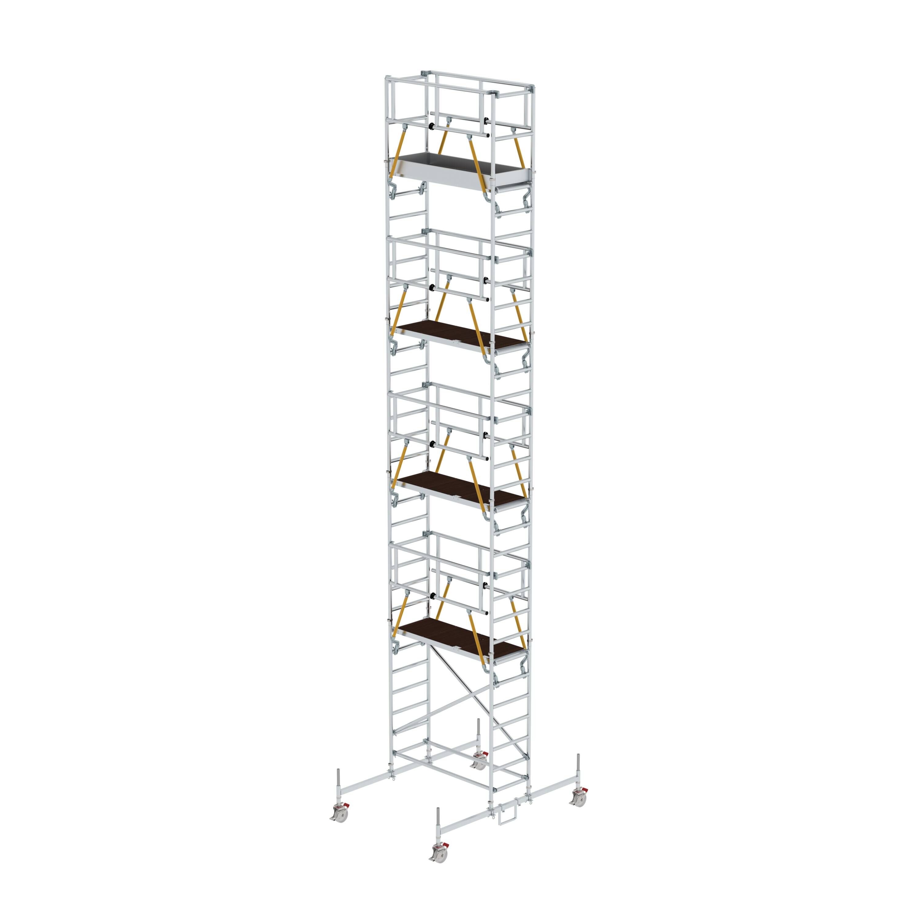 Rollgerüst SG 0,75 x 1,80 m mit Fahrbalken Plattformhöhe 8,58 m