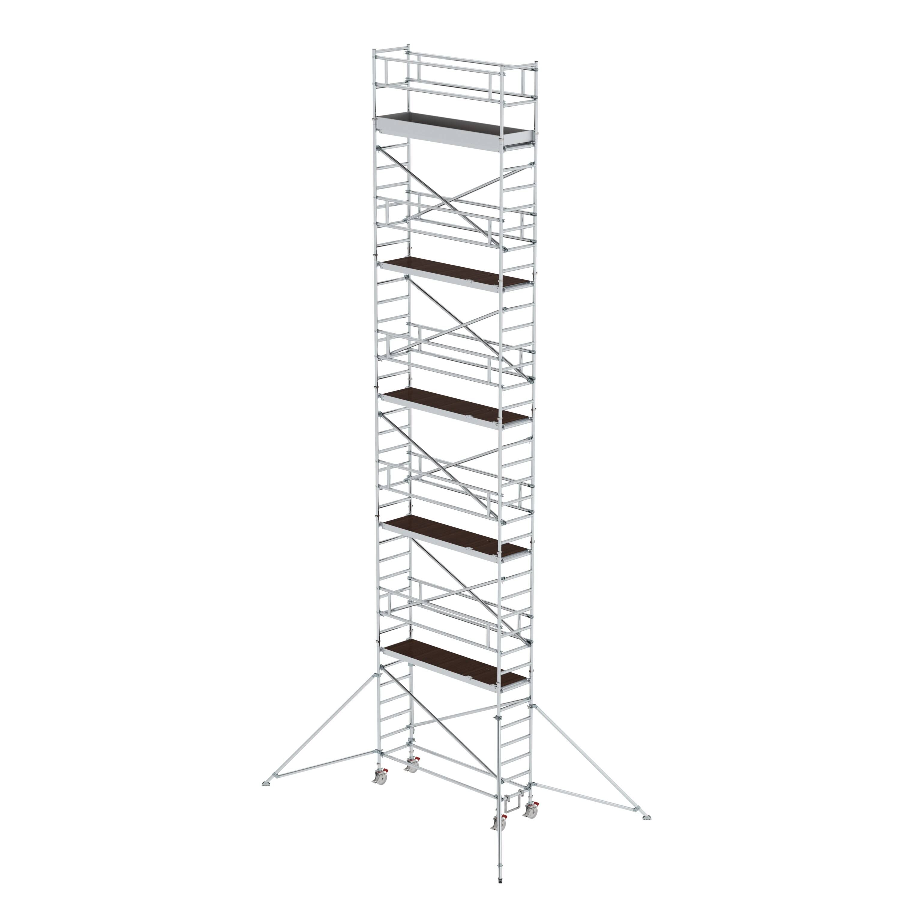 Rollgerüst 0,75 x 2,45 m mit Ausleger Plattformhöhe 10,35 m