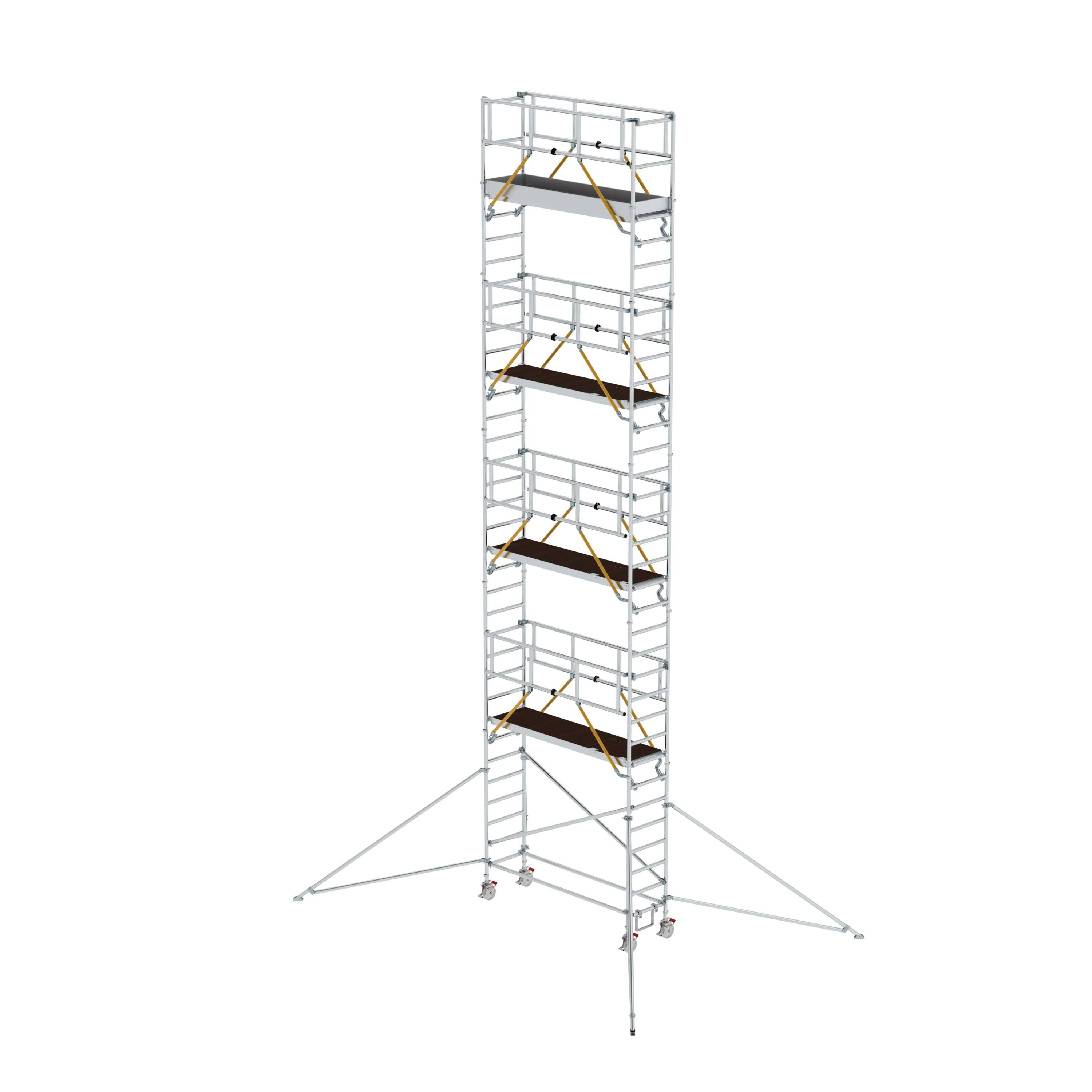 Rollgerüst SG 0,75 x 2,45 m mit Ausleger Plattformhöhe 9,51 m