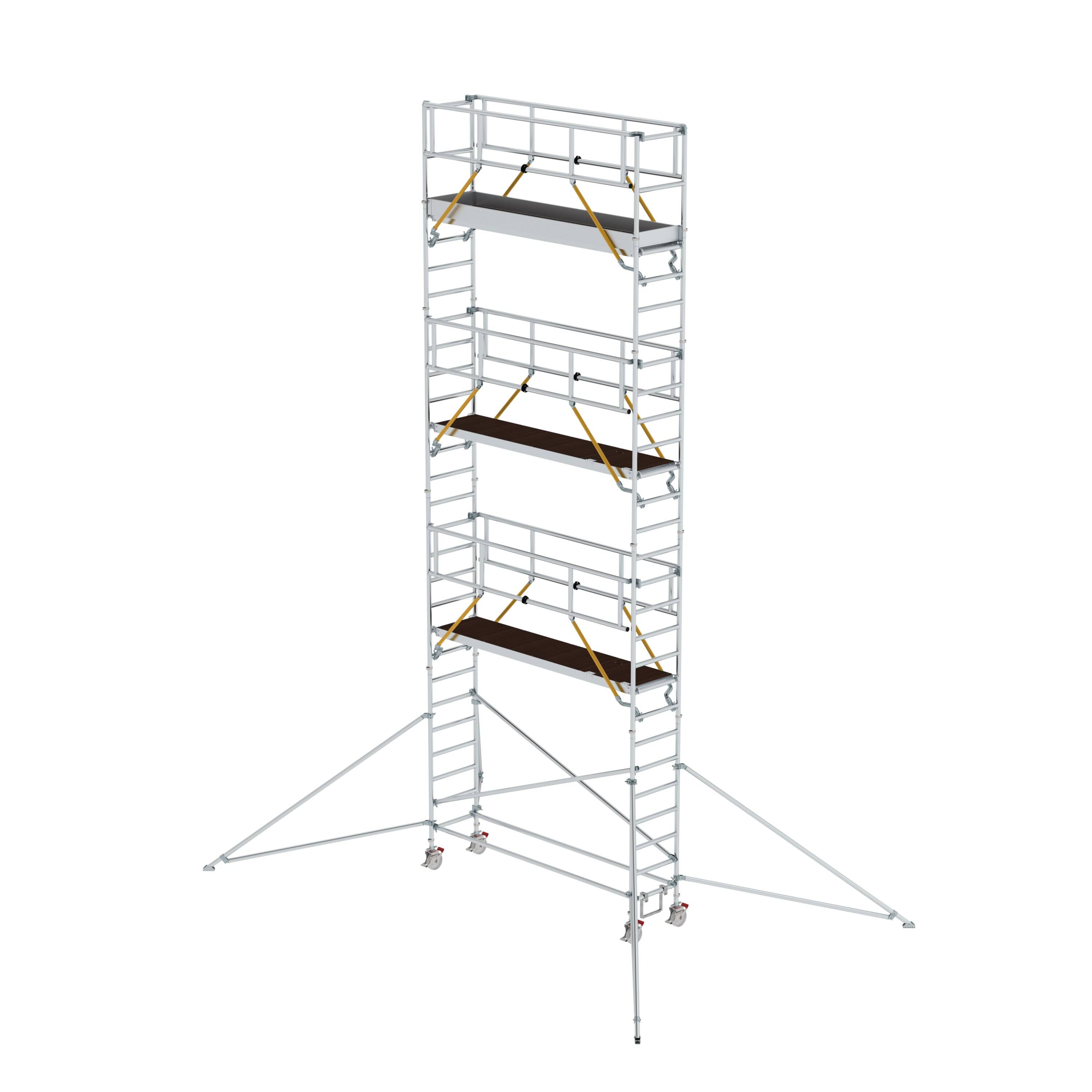 Rollgerüst SG 0,75 x 3,0 m mit Ausleger Plattformhöhe 7,55 m