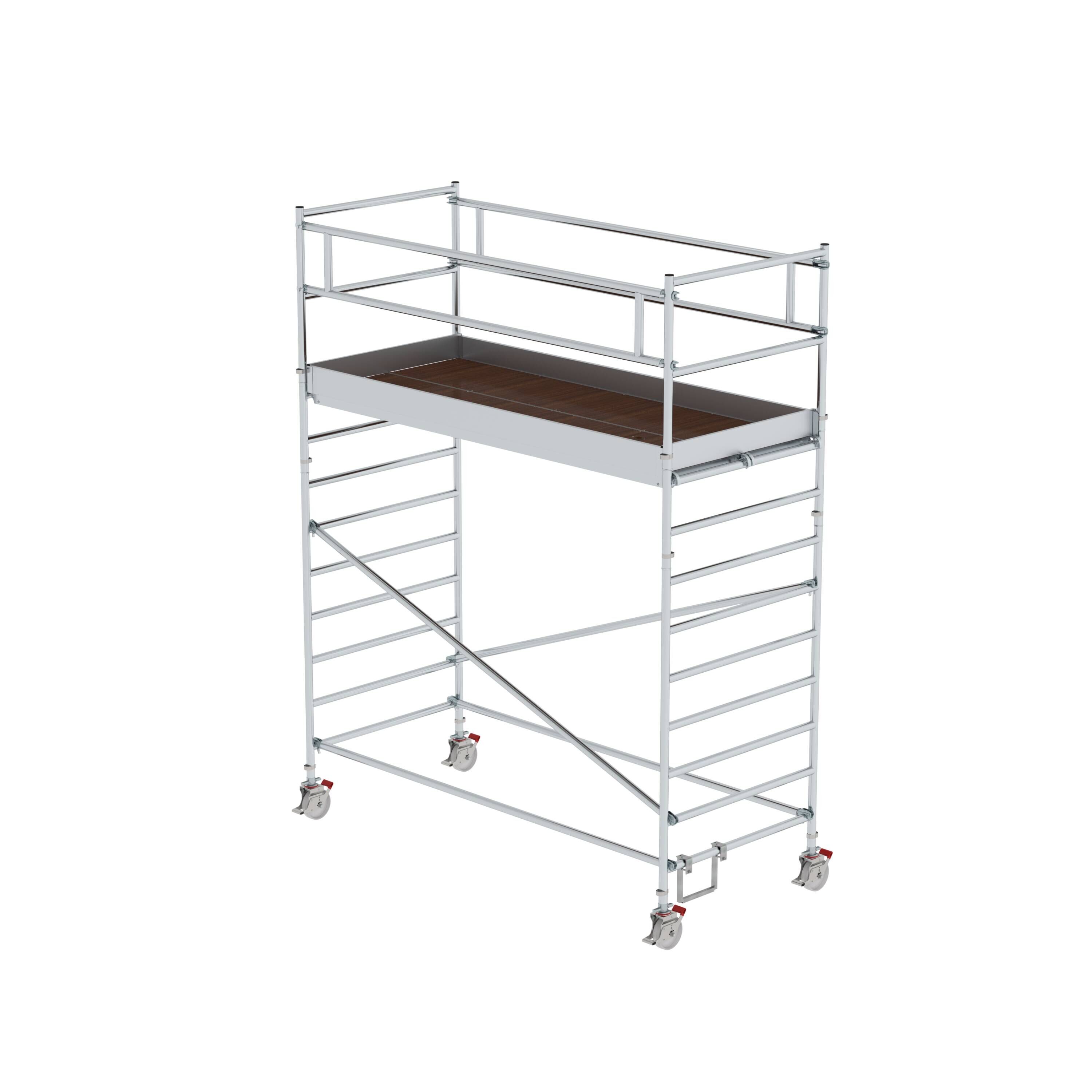 Rollgerüst 1,35 x 3,0 m mit Doppel-Plattform Plattformhöhe 3 m