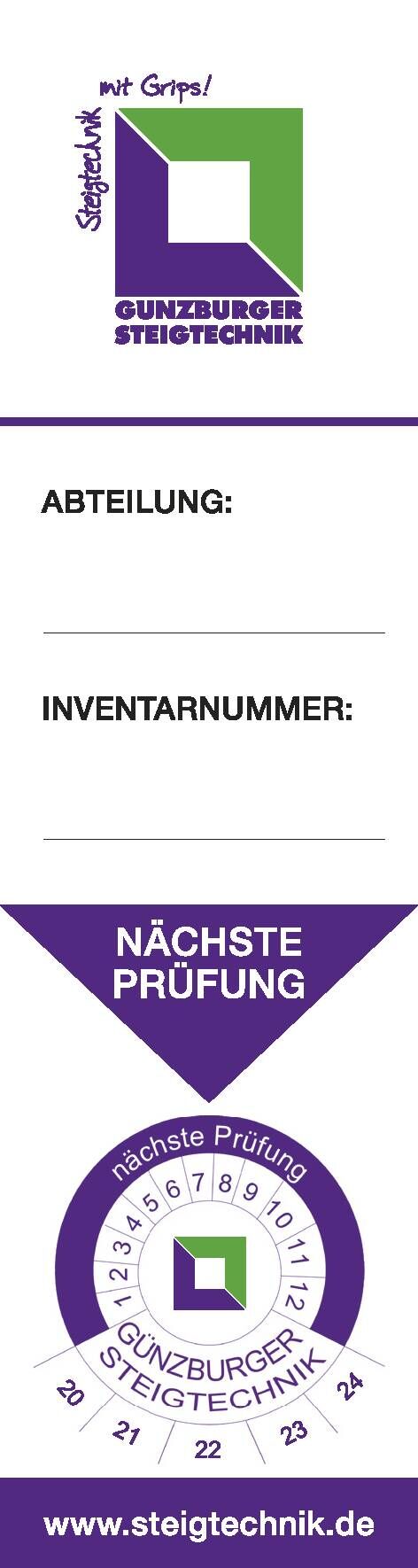 Inventaraufkleber