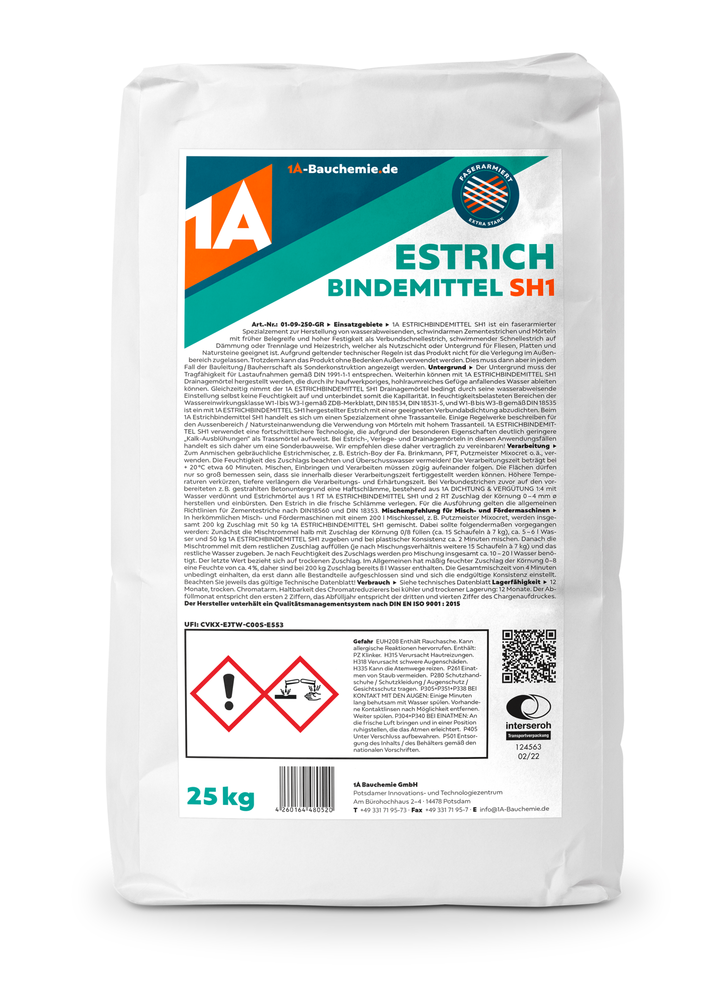 1A ESTRICHBINDEMITTEL SH1 25 kg