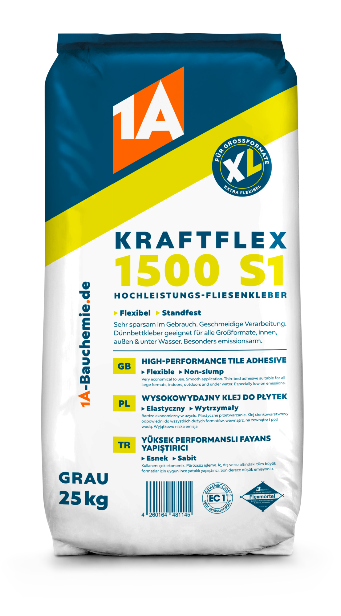 1A KRAFTFLEX 1500 S1 Hochleistungs-Fliesenkleber