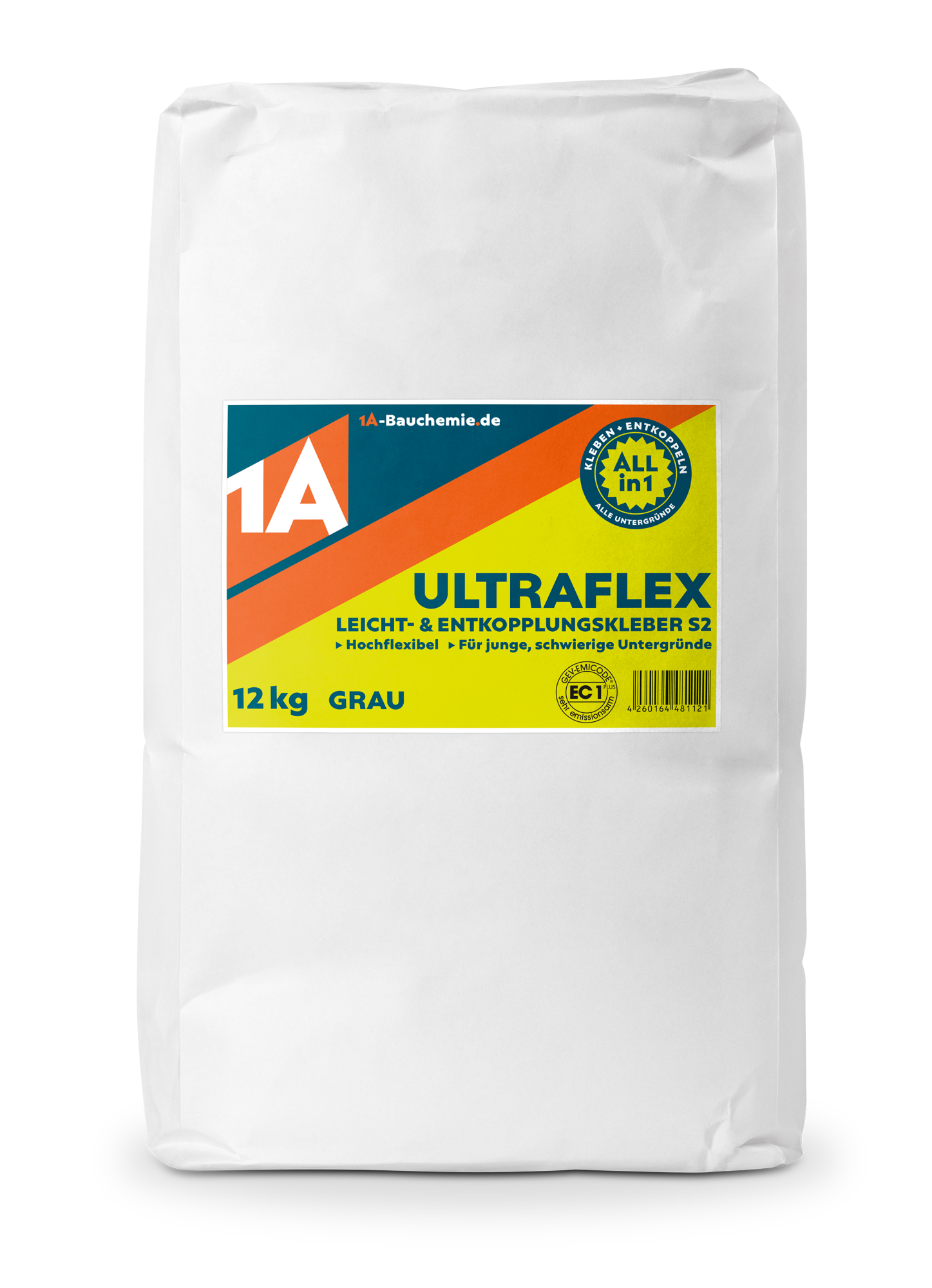 1A ULTRAFLEX Leicht-,Entkopplungs- & Fliesenkleber S2 12kg