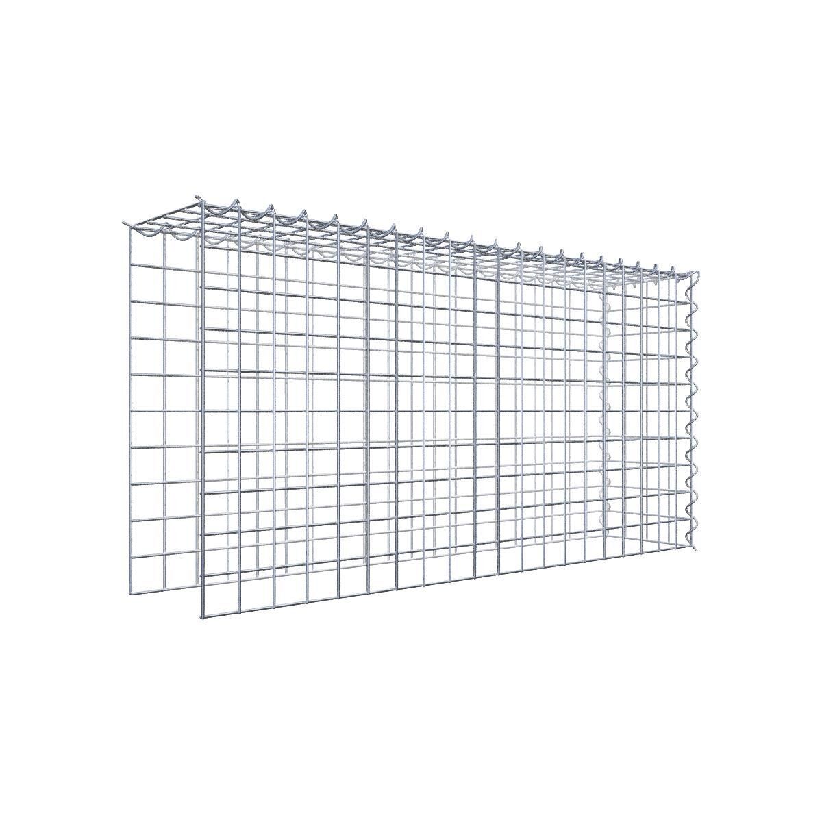 Anbaugabione Typ 4 100 cm x 50 cm x 20 cm (L x H x T), Maschenweite 5 cm x 5 cm, Spirale