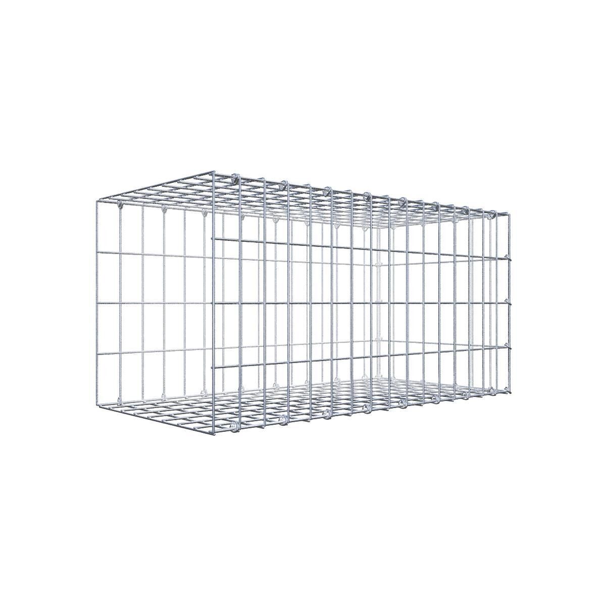Anbaugabione Typ 2 80 cm x 40 cm x 40 cm, Maschenweite 5 cm x 10 cm, C-Ring