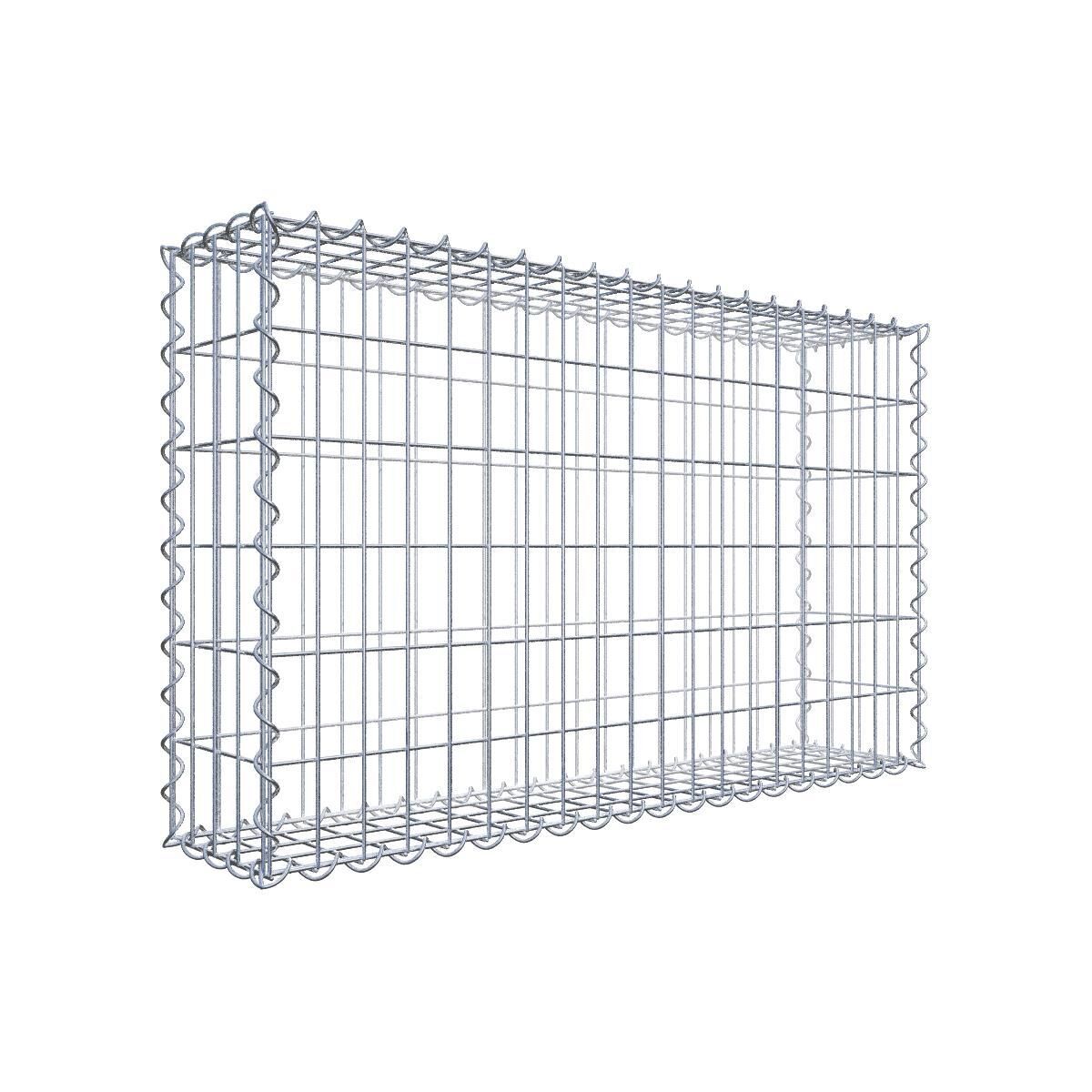 Gabione 100 cm x 60 cm x 20 cm (L x H x T), Maschenweite 5 cm x 10 cm, Spirale