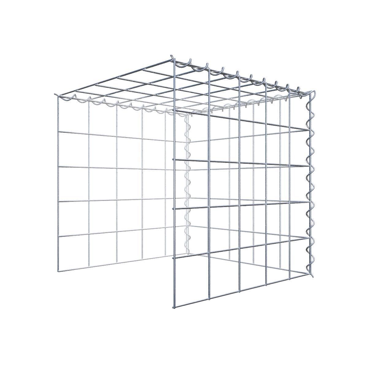Anbaugabione Typ 4 50 cm x 50 cm x 50 cm (L x H x T), Maschenweite 10 cm x 10 cm, Spirale