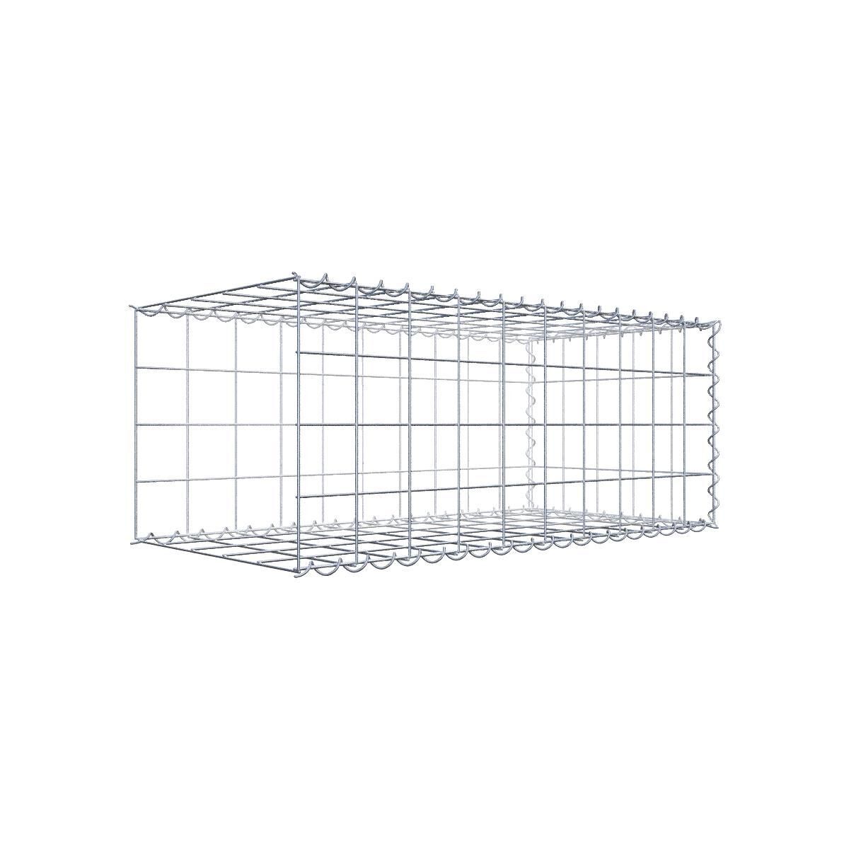 Anbaugabione Typ 2 100 cm x 30 cm x 30 cm (L x H x T), Maschenweite 5 cm x 10 cm, Spirale