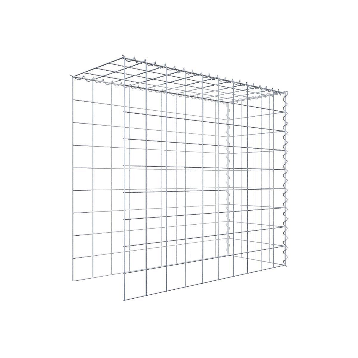 Anbaugabione Typ 4 100 cm x 50 cm x 30 cm (L x H x T), Maschenweite 5 cm x 5 cm, C-Ring