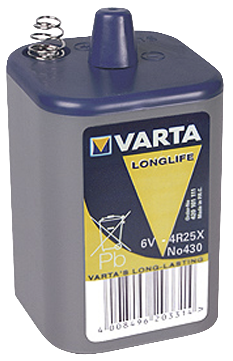 6 Volt Blockbatterie VARTA ''Longlife''