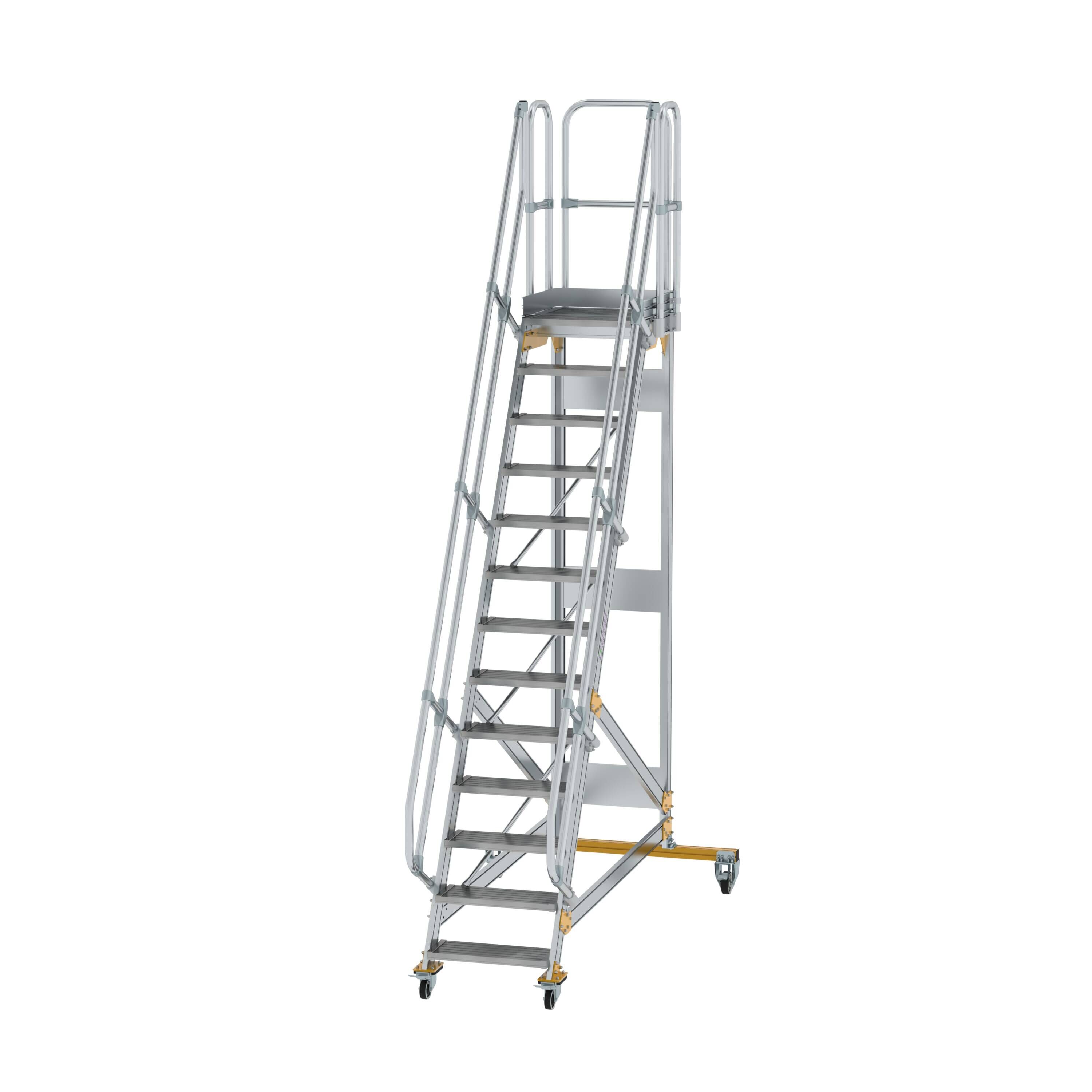 Plattformtreppe fahrbar 60° Stufenbreite 600 mm 13 Stufen