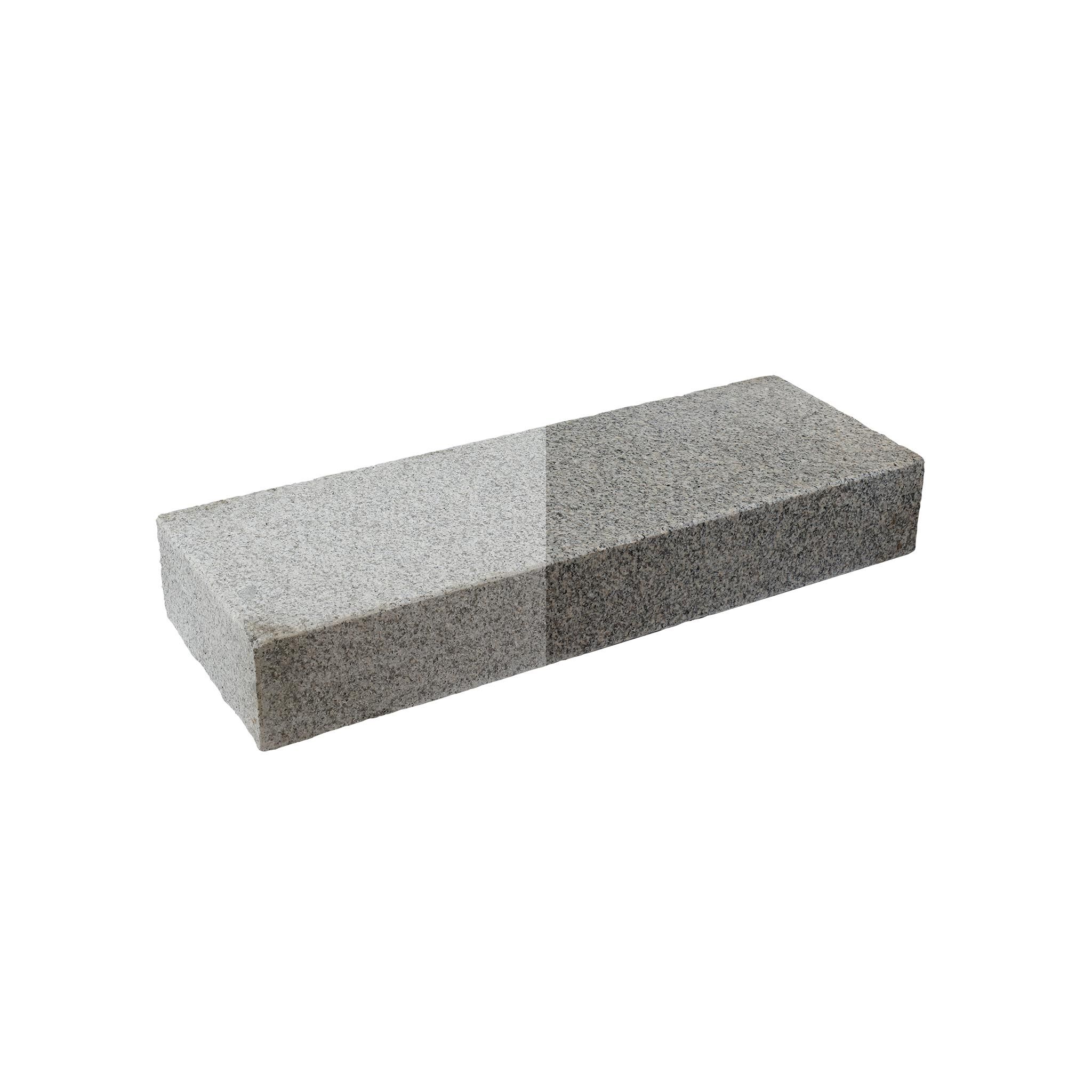 Blockstufen, Granit grau (Pina) geflammt, 15x35x100 cm