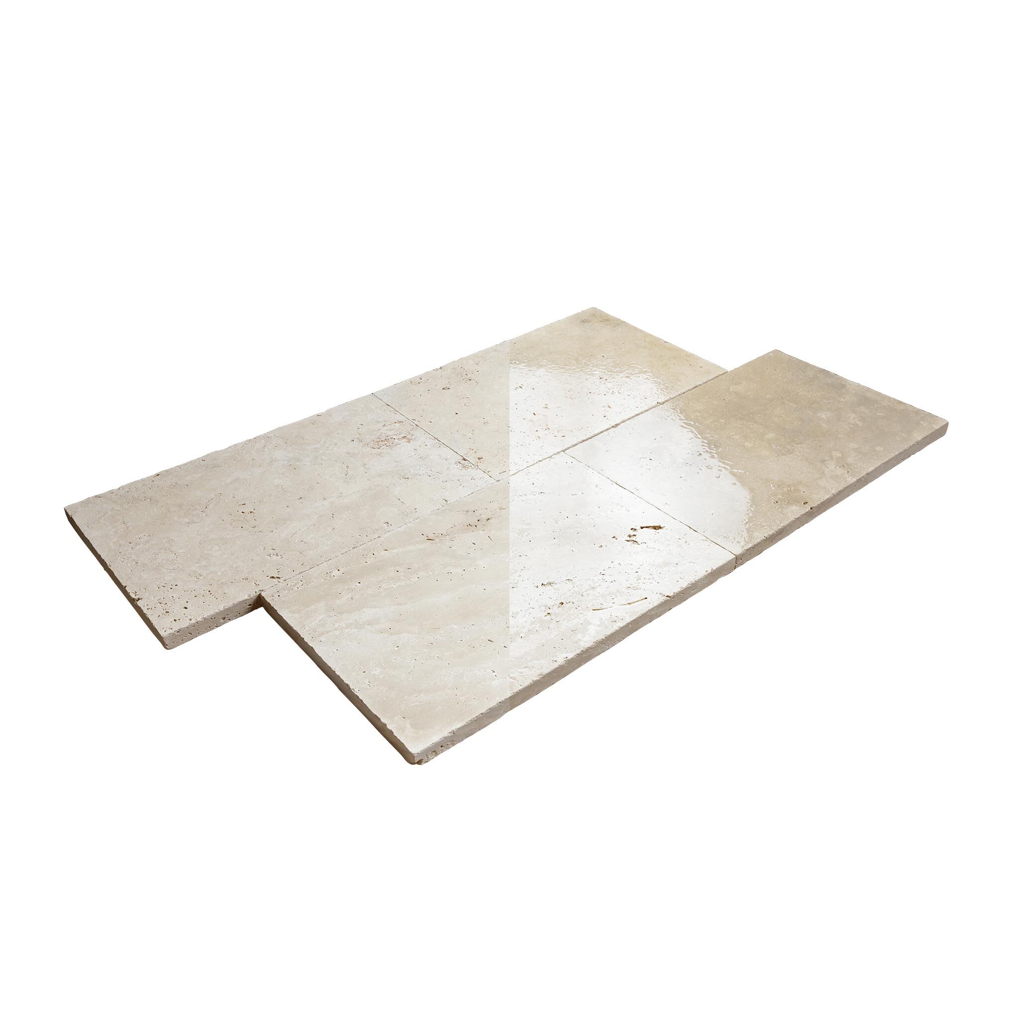 Terrassenplatten, Travertin beige (Classic), 60x40x3 cm
