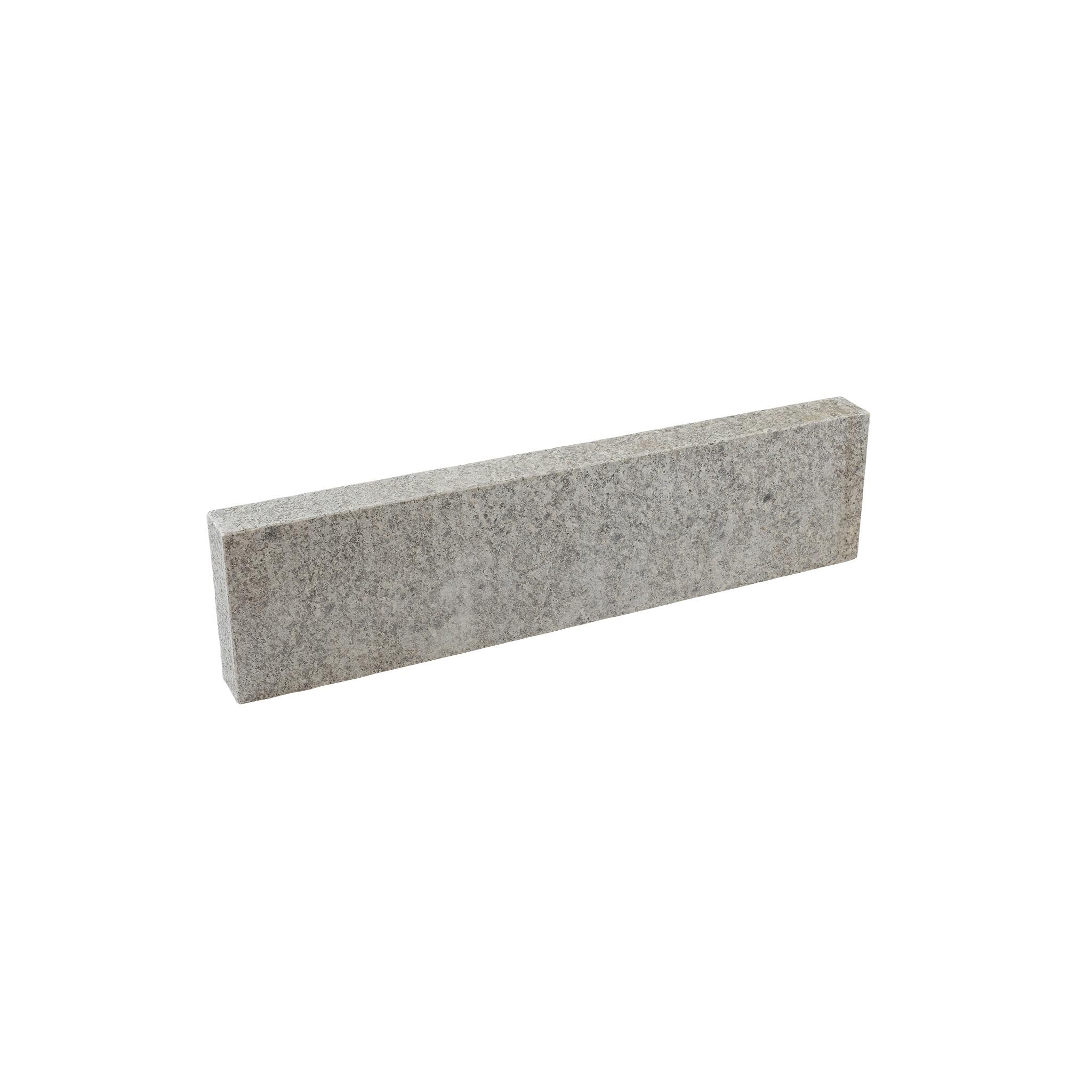 Palisaden, Granit grau (Rock) gesägt & geflammt, 8x25x100 cm