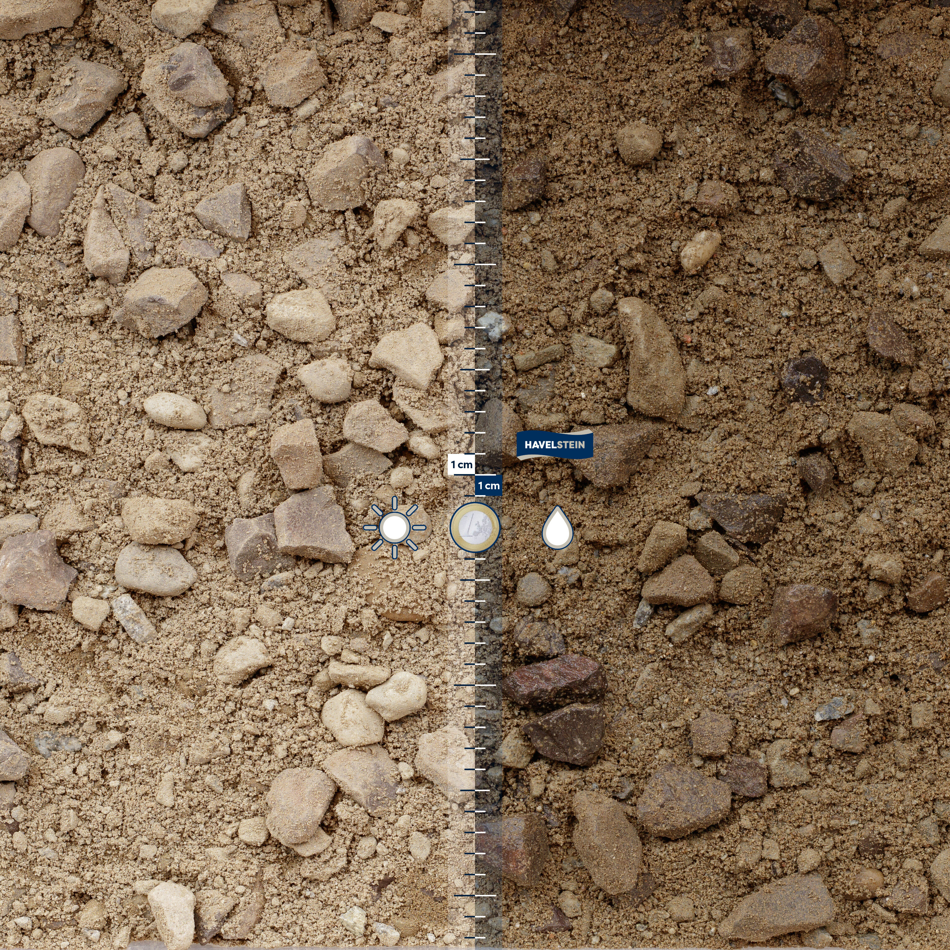 Mineralgemisch Frostschutz- und Schottertragschicht gelb, 0/32 mm
