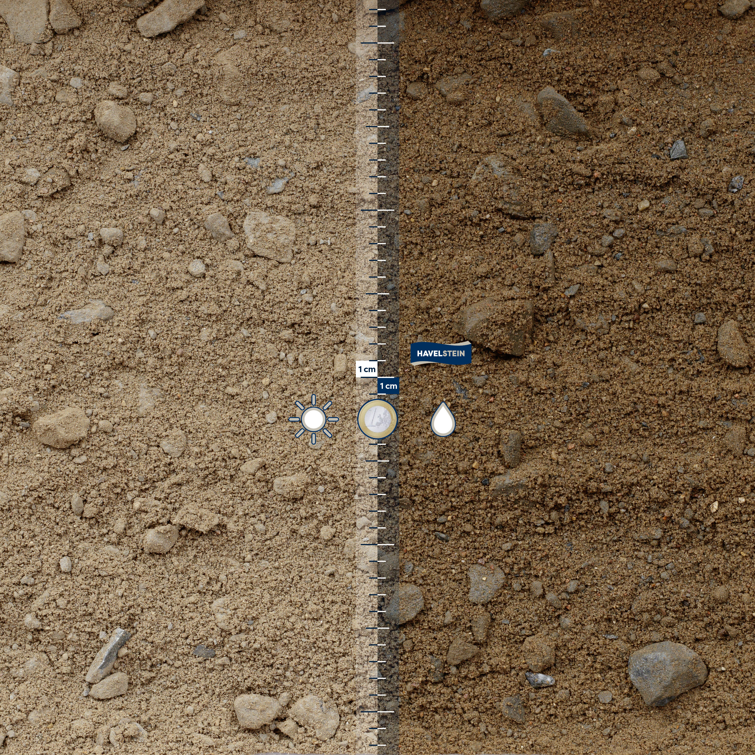 Mineralgemisch Frostschutz- und Schottertragschicht gelb, 0/32 mm