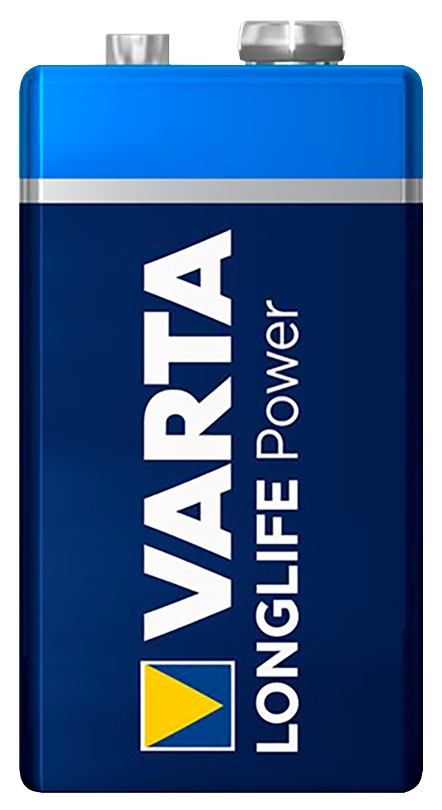 9V-Blockbatterie VARTA ''HIGH ENERGY'' 9 V, Typ 6F22, 1-er Blister
