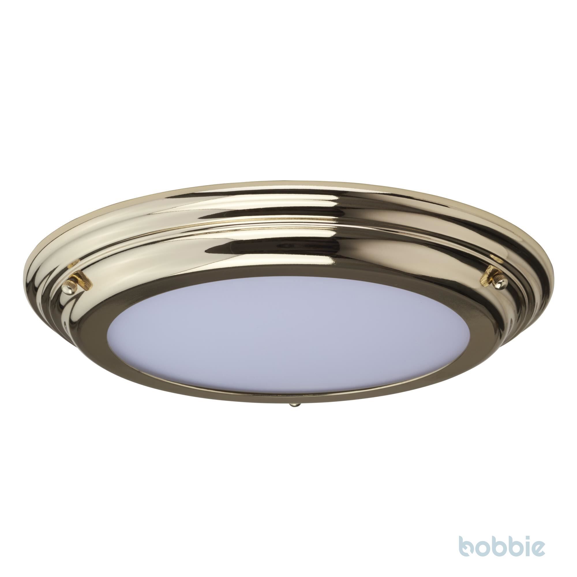 Welland Deckenleuchte Gr. M/ 1 x 25W LED/ 220-240V/Optik: Messing poliert