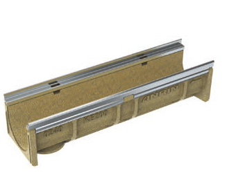 KE-200 Kantenschutzrinne verzinkte Stahlzarge Nr. 005 - L 0,5 m, H 29 cm