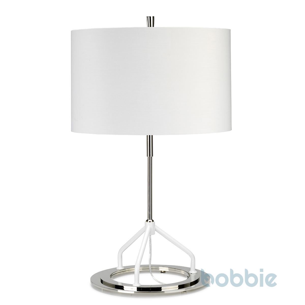 Vicenza Tischleuchte 1 x 60W E27/220-240V/ Optik: Nickel poliert-Dunkelgrau