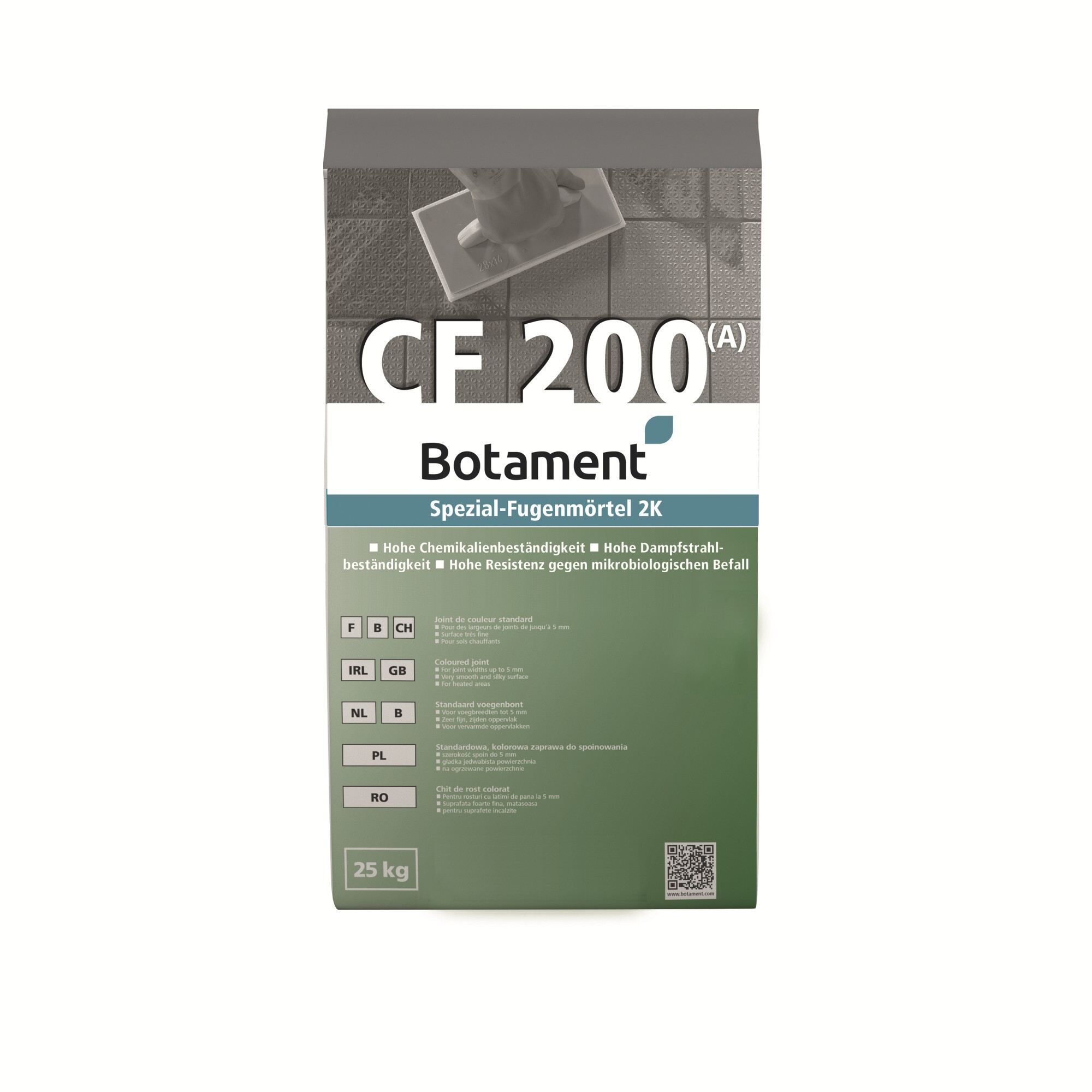 CF200 Silikatfugenmörtel Komponenten