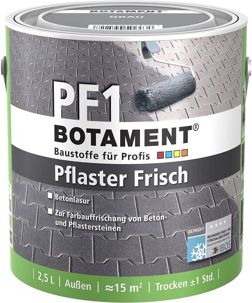 PF1 Pflaster Lasur GRAU 2,5L Palette