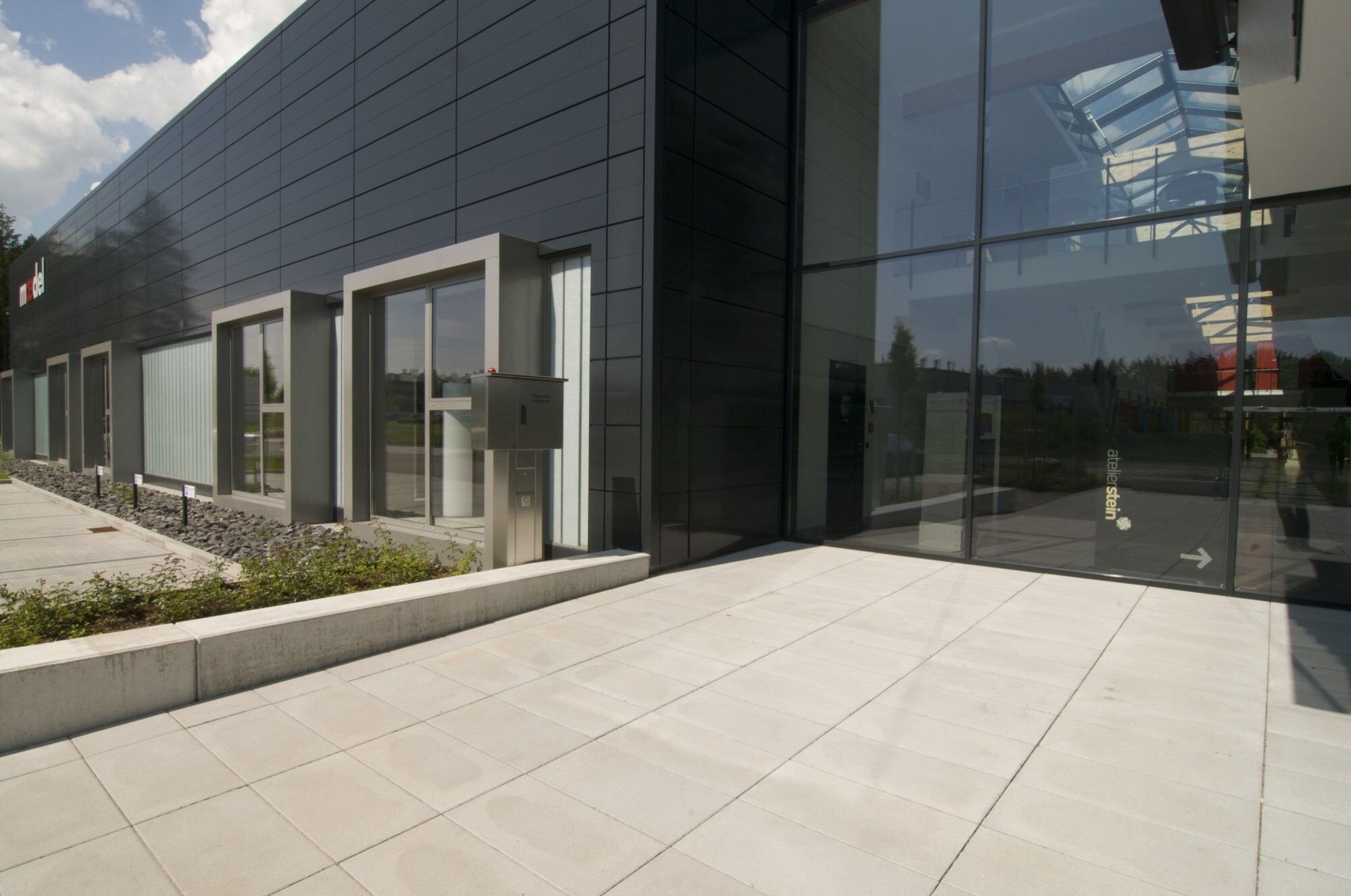 GDM.GARDEN light - Terrassenplatte - 400 x 400 x 50 mm - nativo-grau