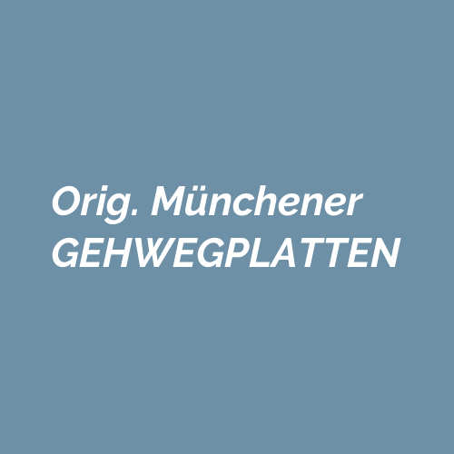 GDM.ORIGINAL MÜNCHNER GEHWEGPLATTE 350 x 175 x 65 mm - ohne fase - ferro - grau
