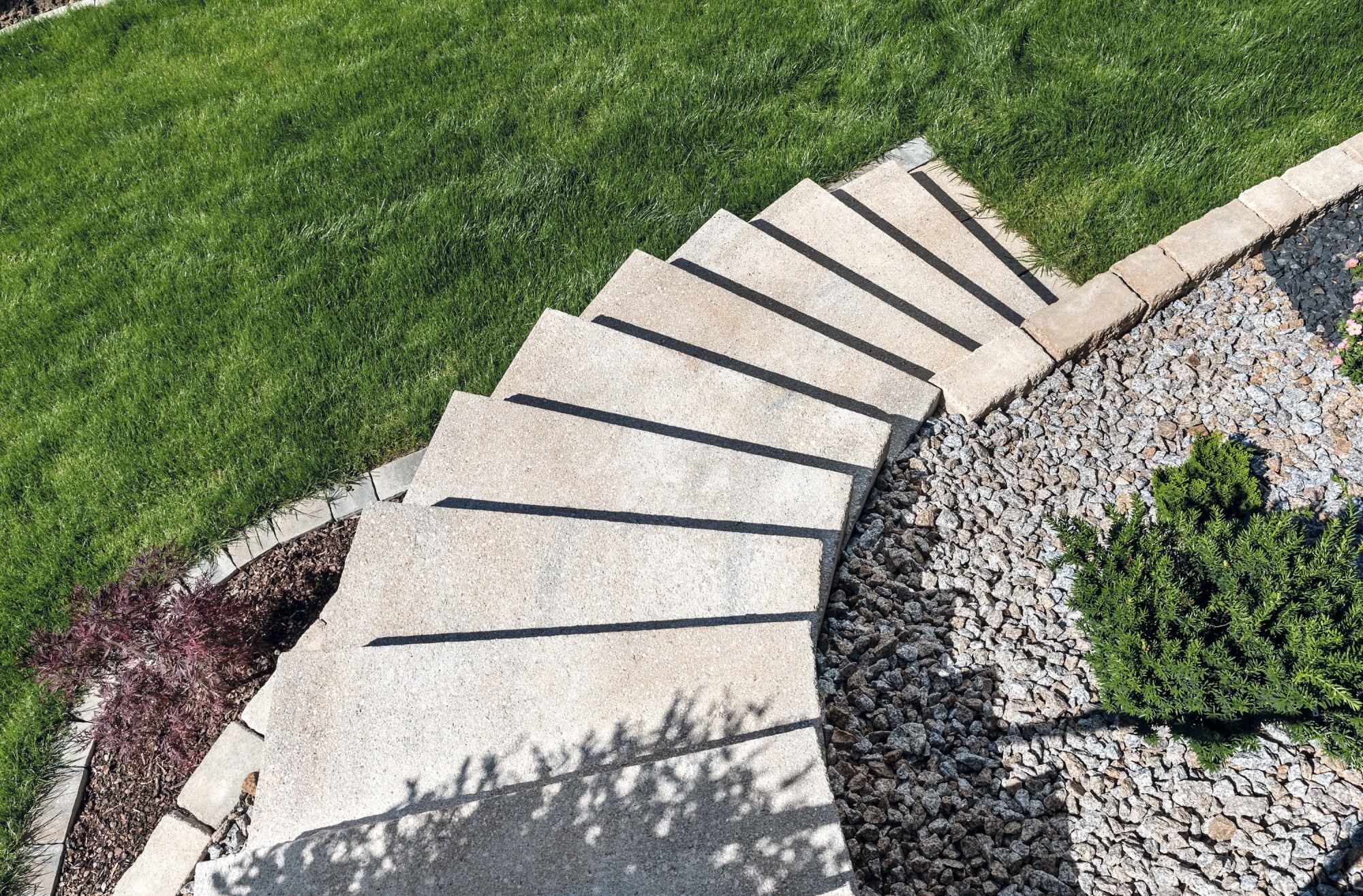 GDM.KLASSIK step 1000 x 400 x 150 mm - ohne kopfbearbeitung - Muschel-Kalk