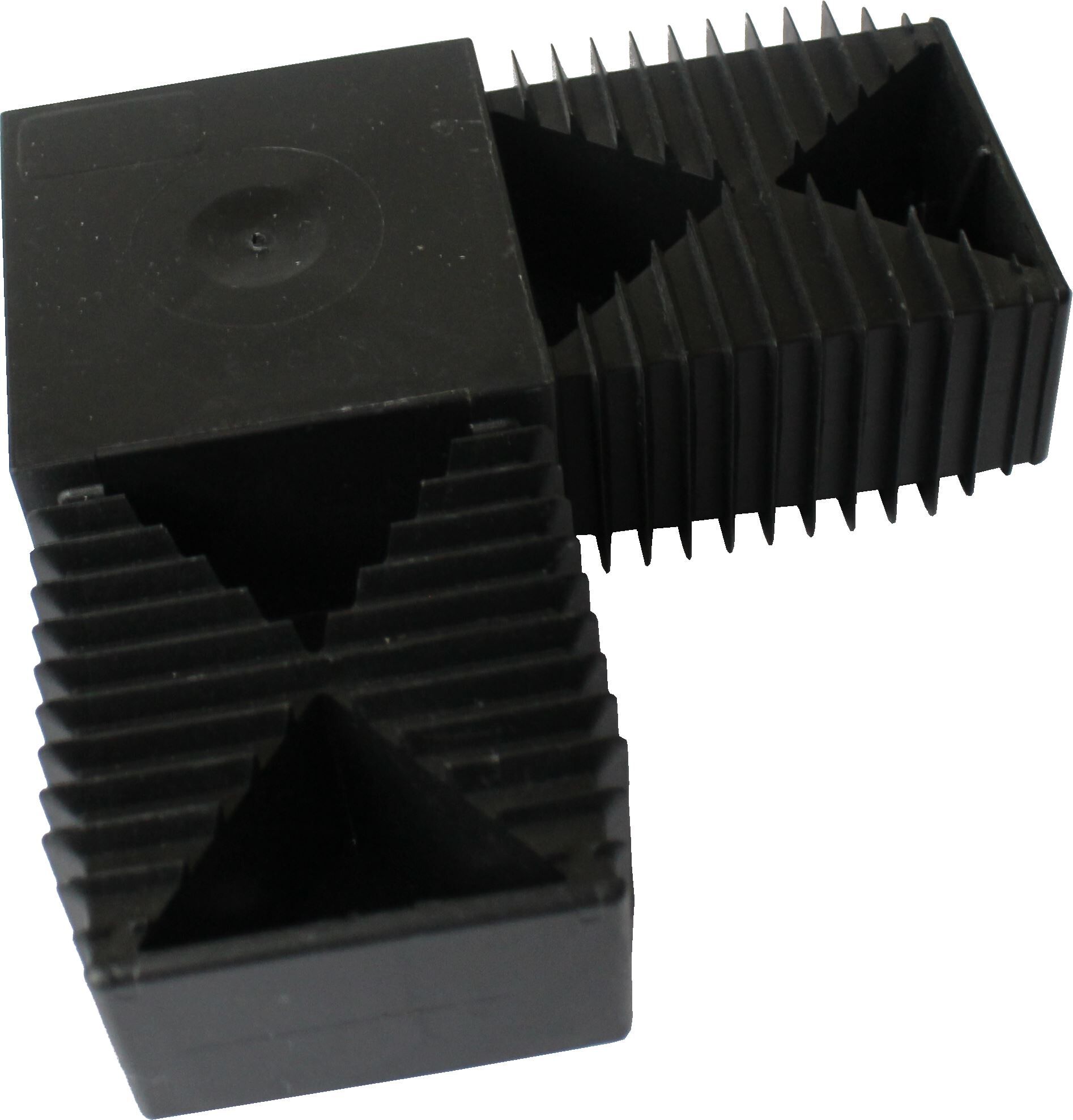 VOLFI Eck-Verbinder Kunststoff für Rechteckprofil, RP-VL, 30x65x30 mm