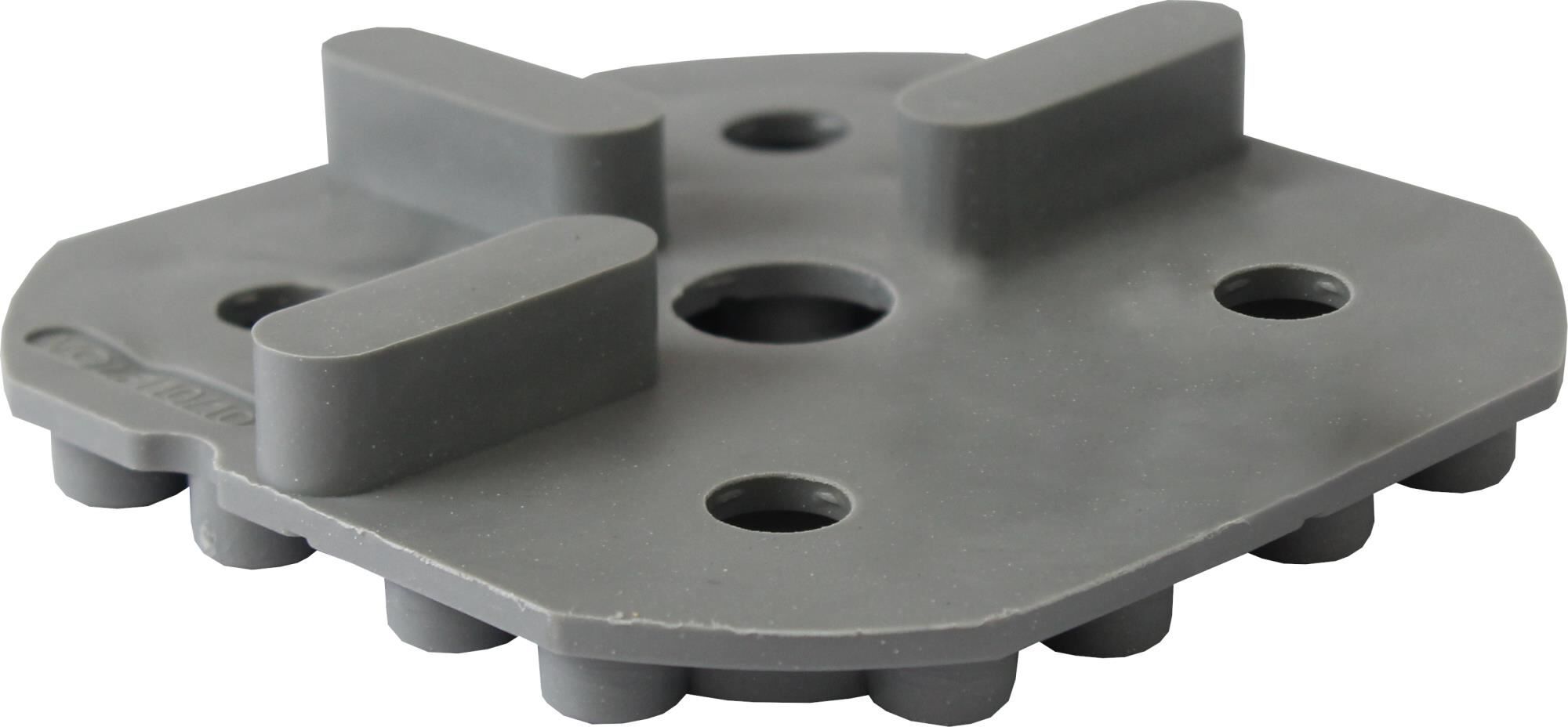 VOLFILAGER gummierter Kunststoff GK-UT, 10 mm Höhe, 10x10mm Fuge, 3 Stege (60 Stk.)