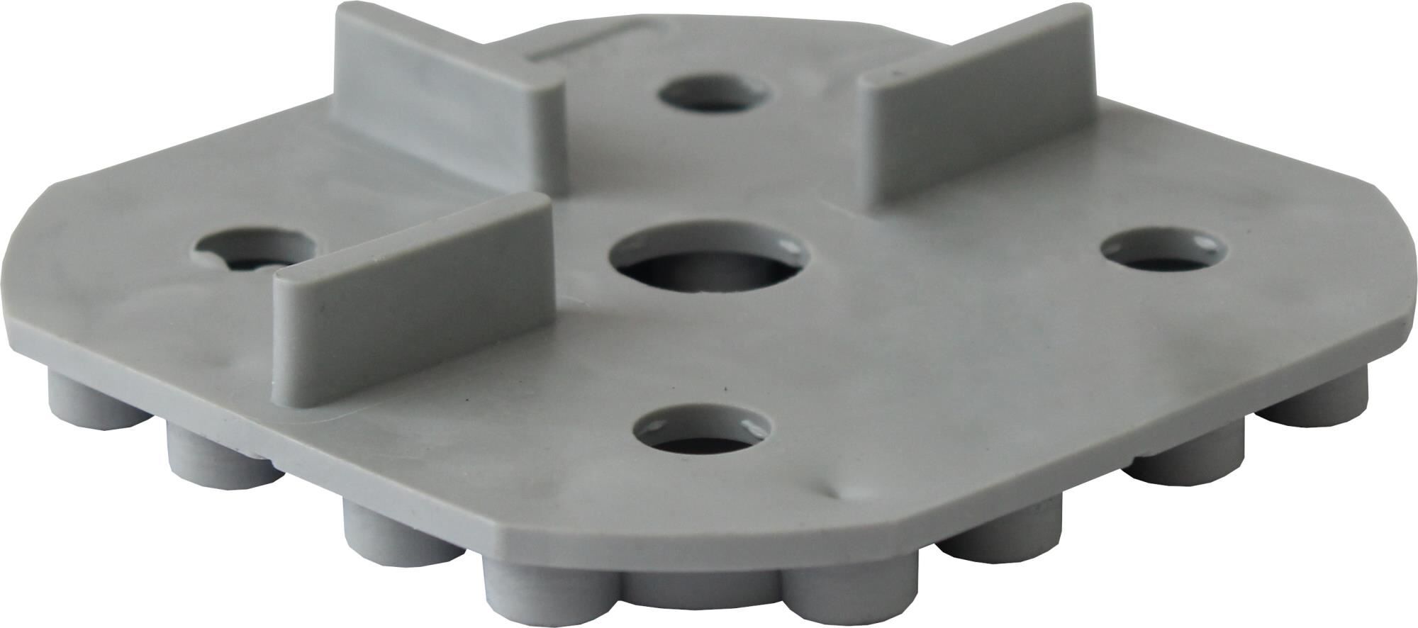 VOLFILAGER gummierter Kunststoff GK-UT, 10 mm Höhe, 4x10mm Fuge, 3 Stege (60 Stk.)