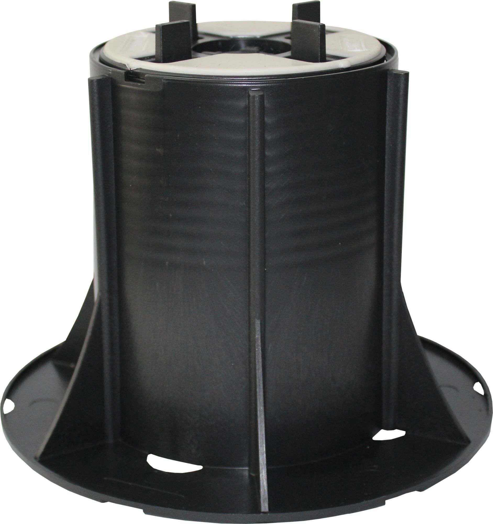 VOLFI Stelzlager höhenverstellbar 3-tlg. SK-V 405, 150-270 mm Höhe, 4x12 mm Fuge, brechbar, ⌀110 mm (20 Stk.)