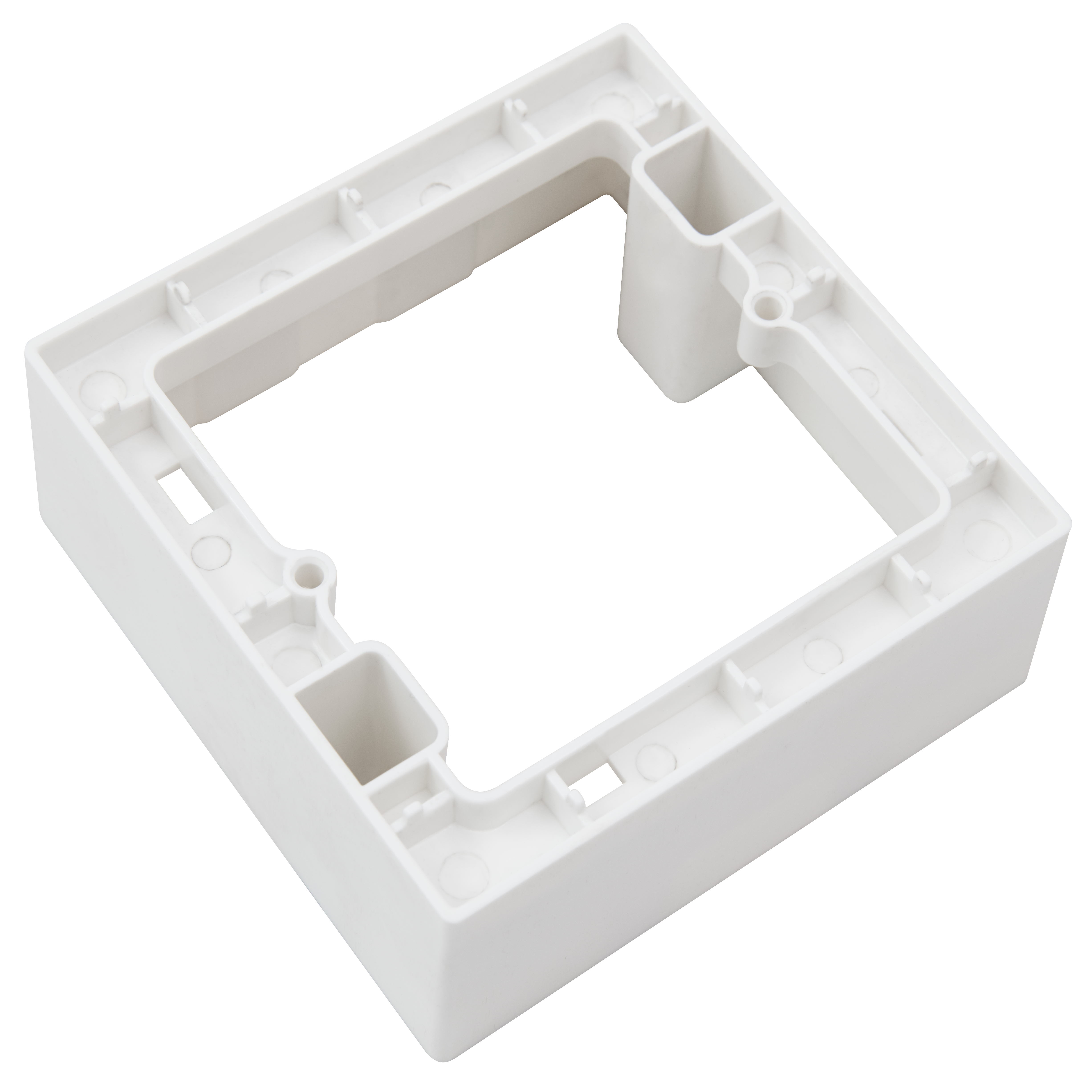 Aufputz-Rahmen McPower ''Flair'' 80x80x45mm, mit Montagebohrung